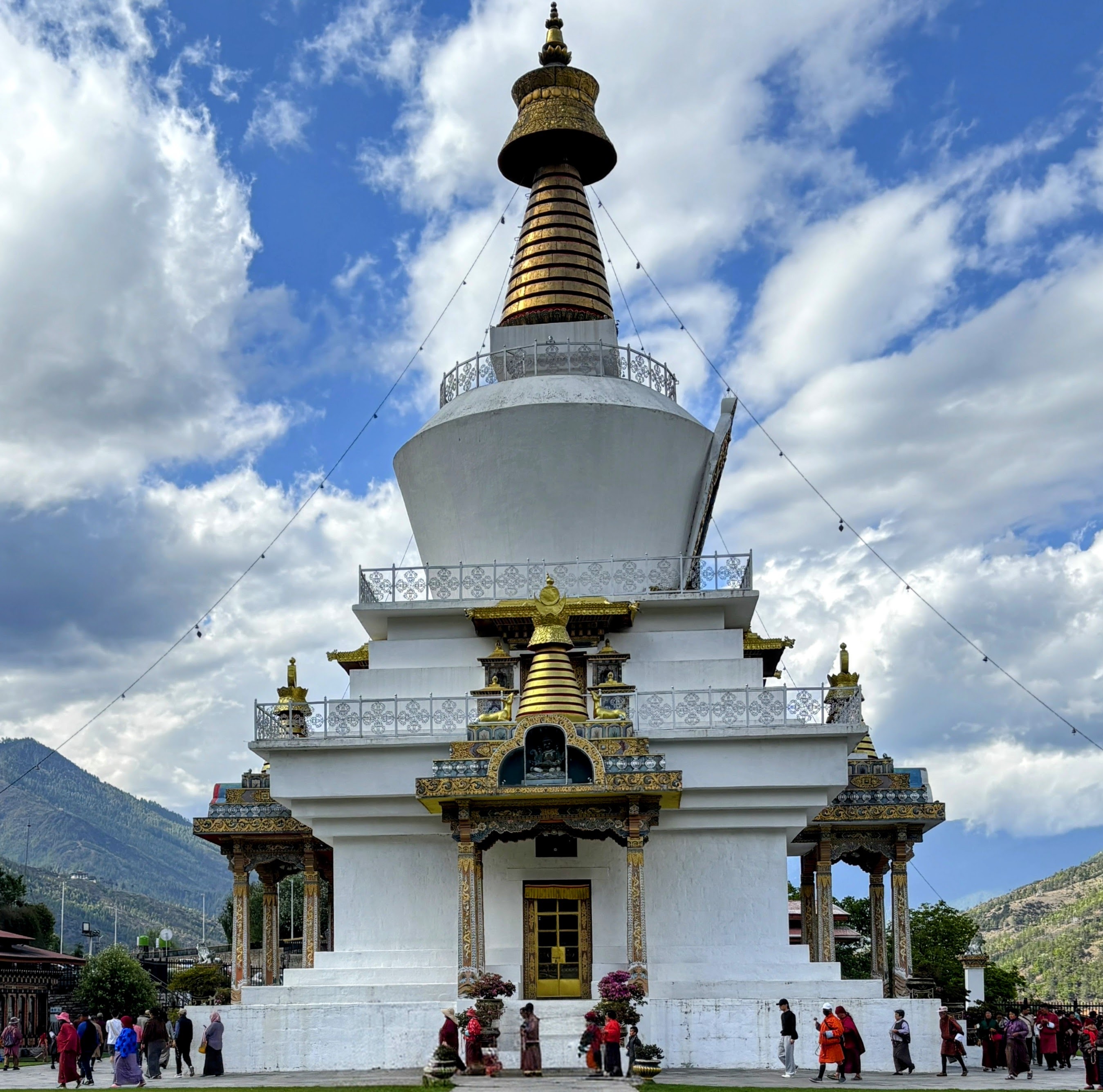 National Memorial Chorten — built in 1974 in memory of Bhutan's third king