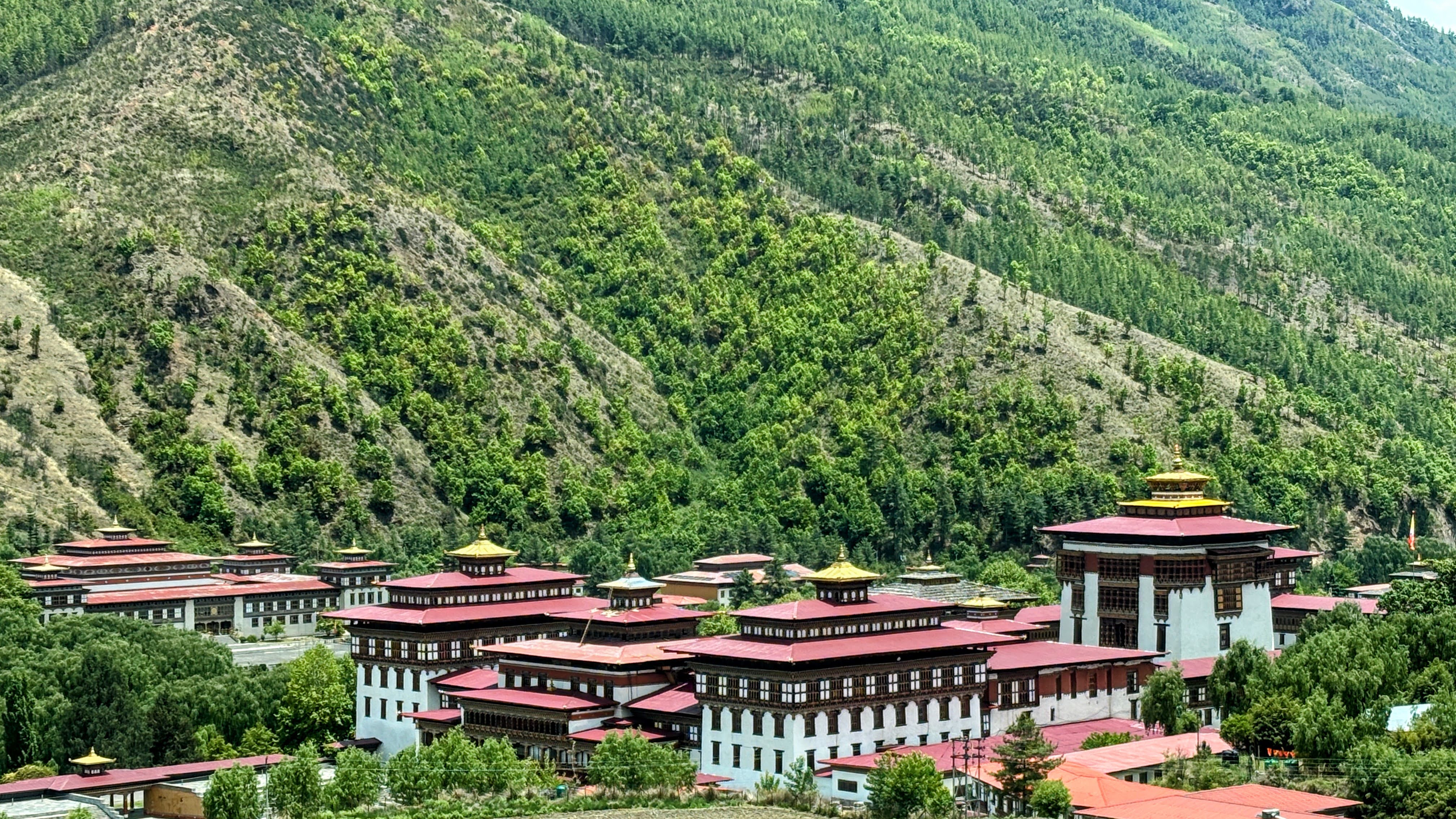 The Ministry of Home Affairs — civic architecture in distinctly Bhutanese form