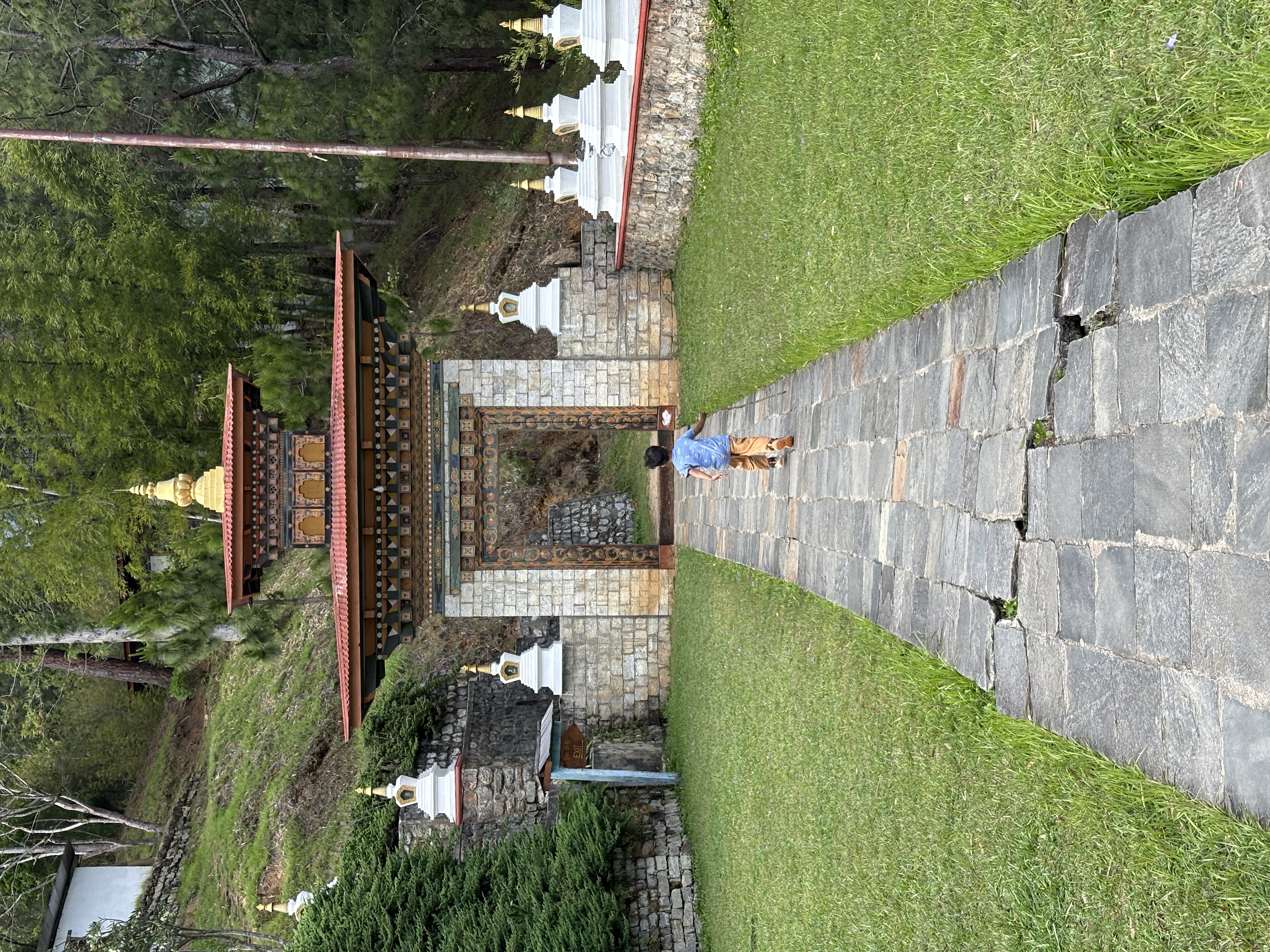 The exit gate of the chorten