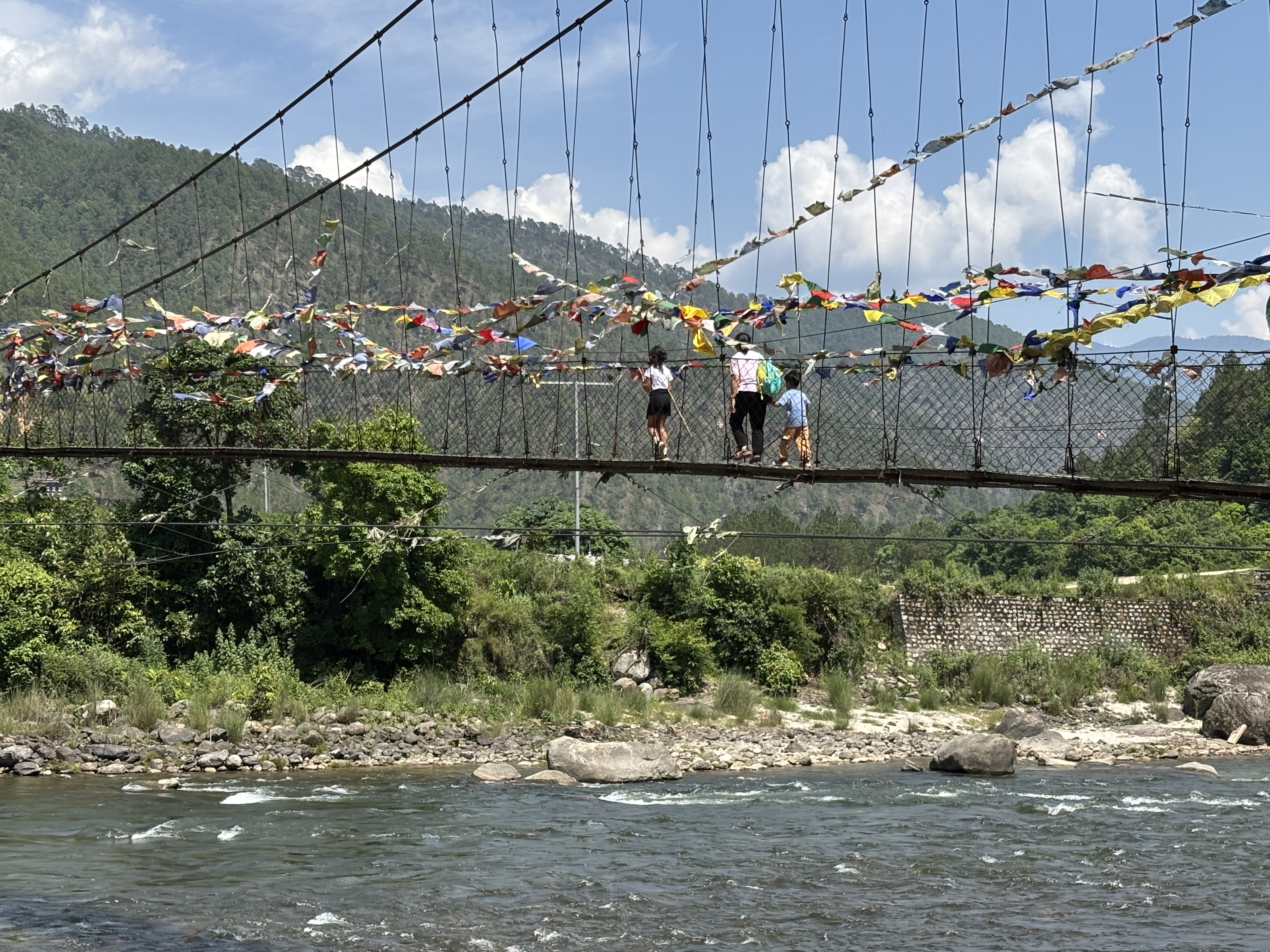 Going up the Chorten Trek