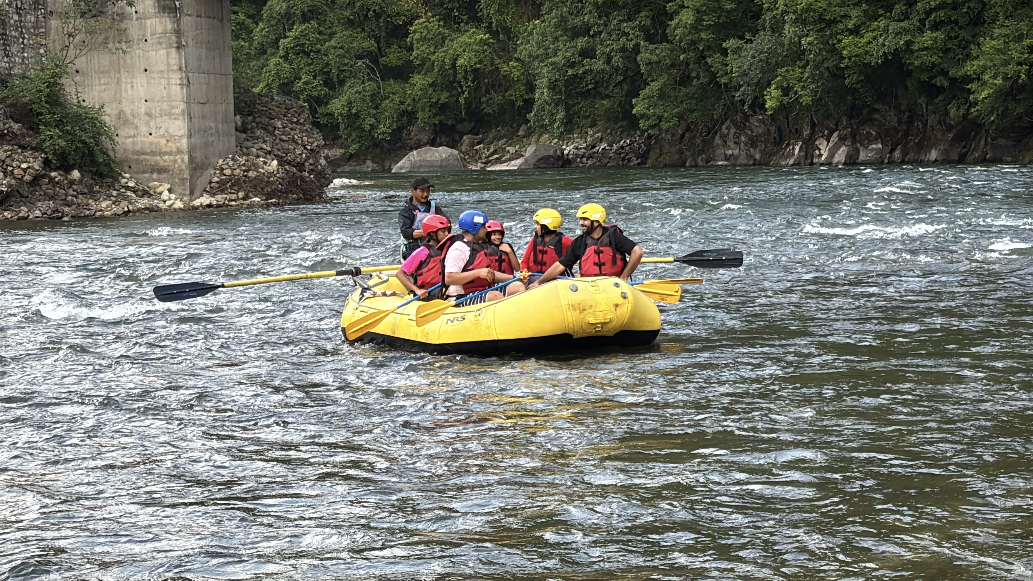 Our rafting adventure in Punakha on Mo Chhu