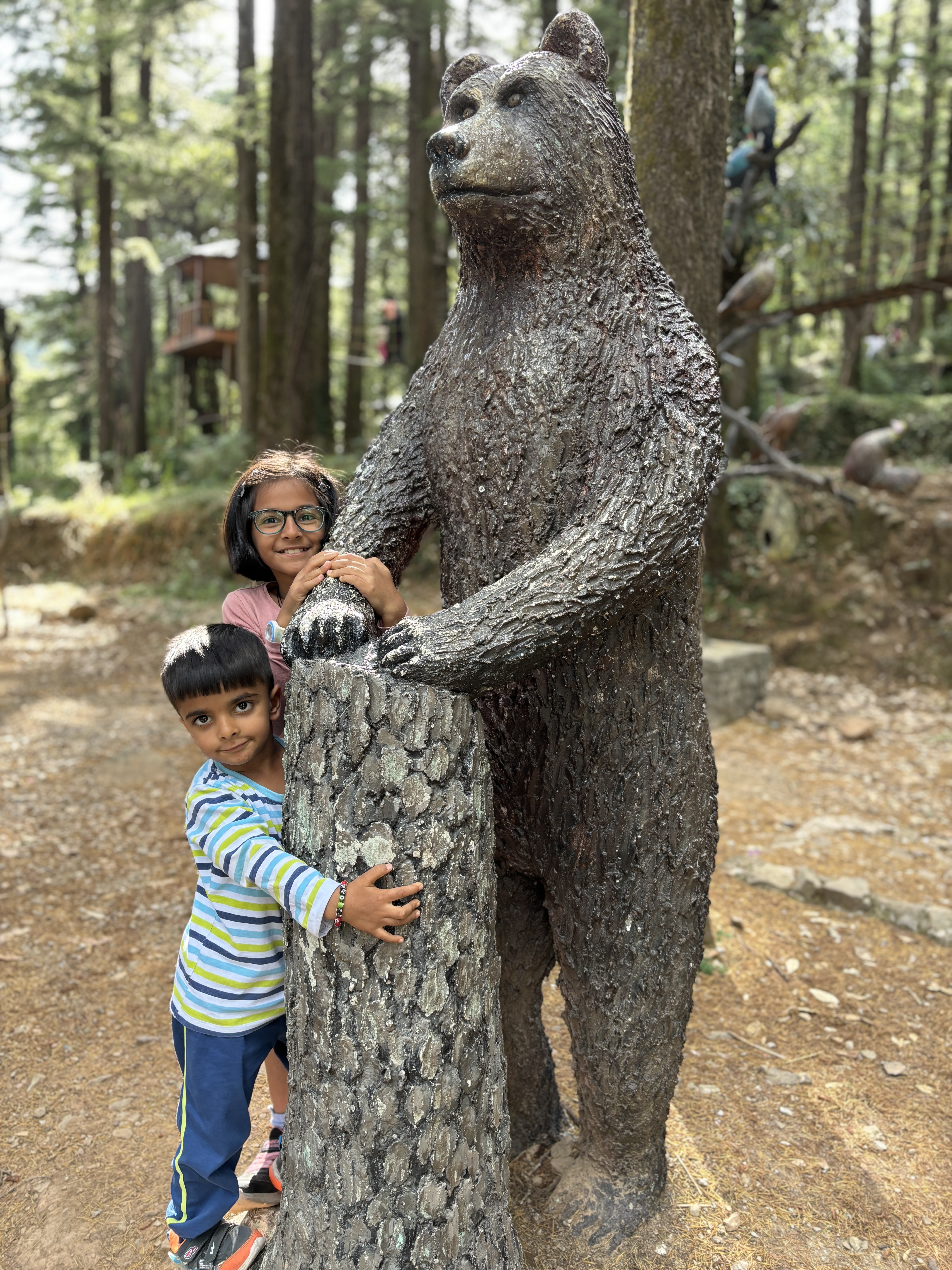 Park opposite to the church for kids to enjoy
