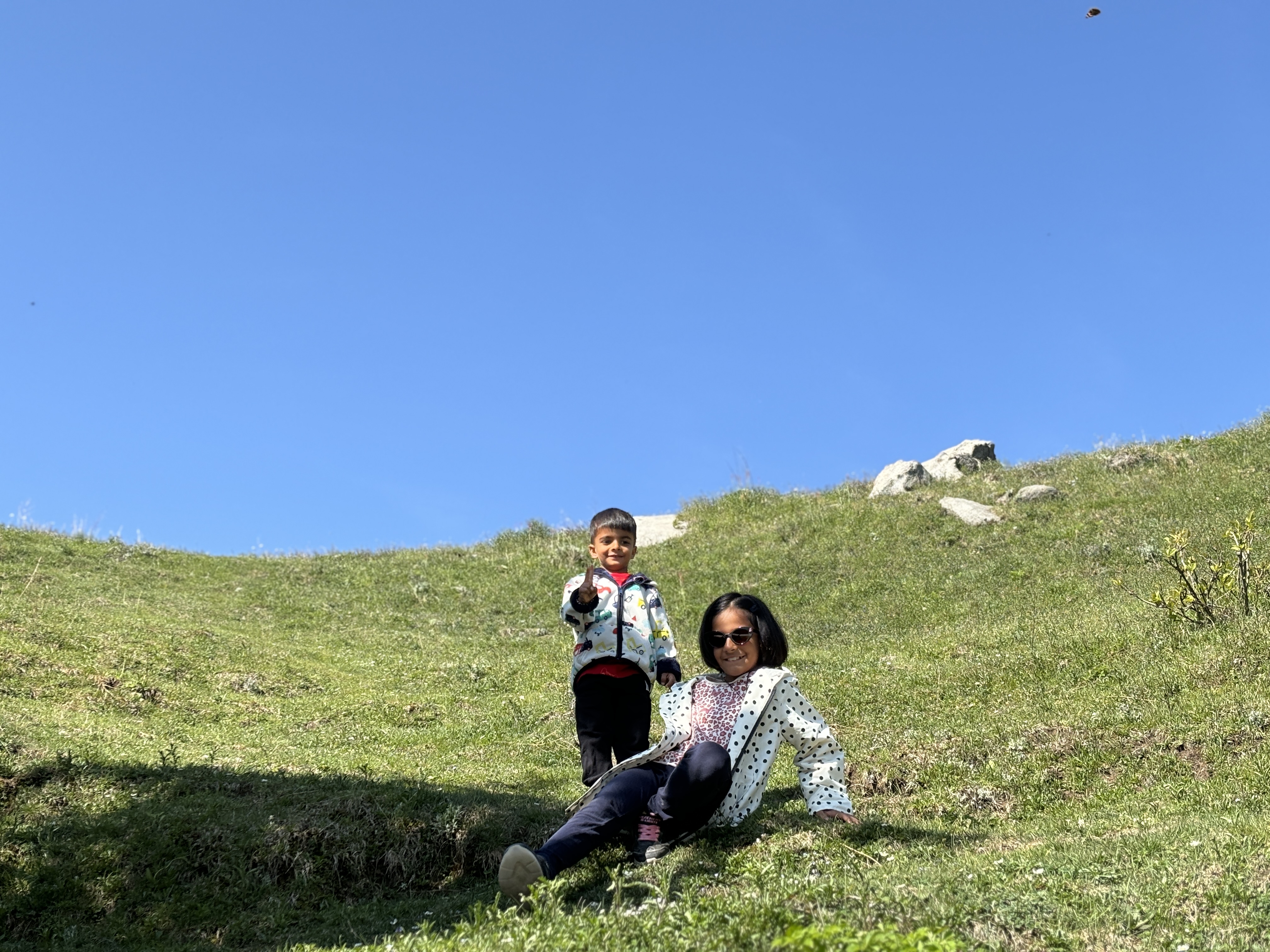 Taking a break to catch our breath and take some pictures