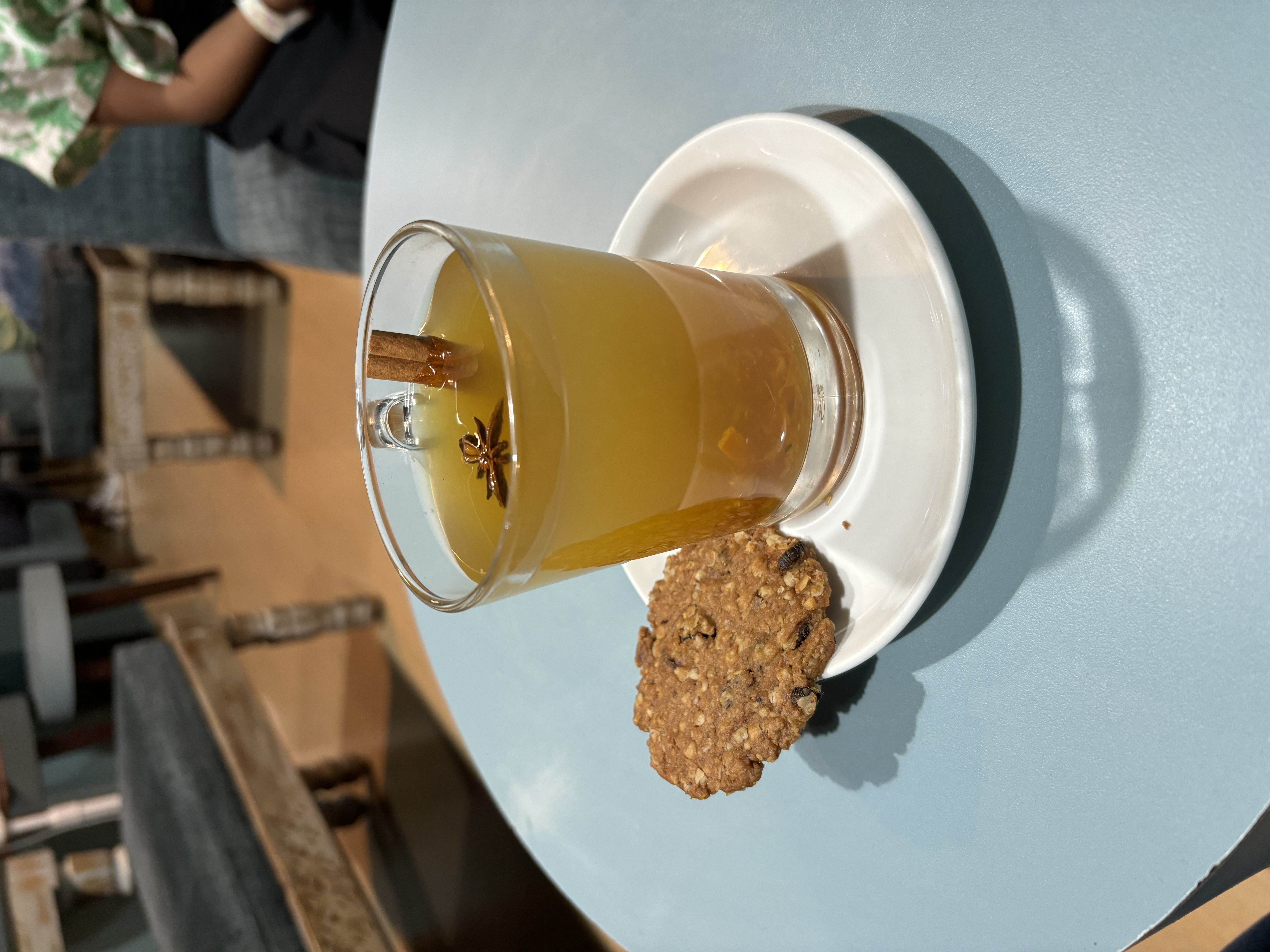 Lemon Ginger Honey tea in Cafe Encontro