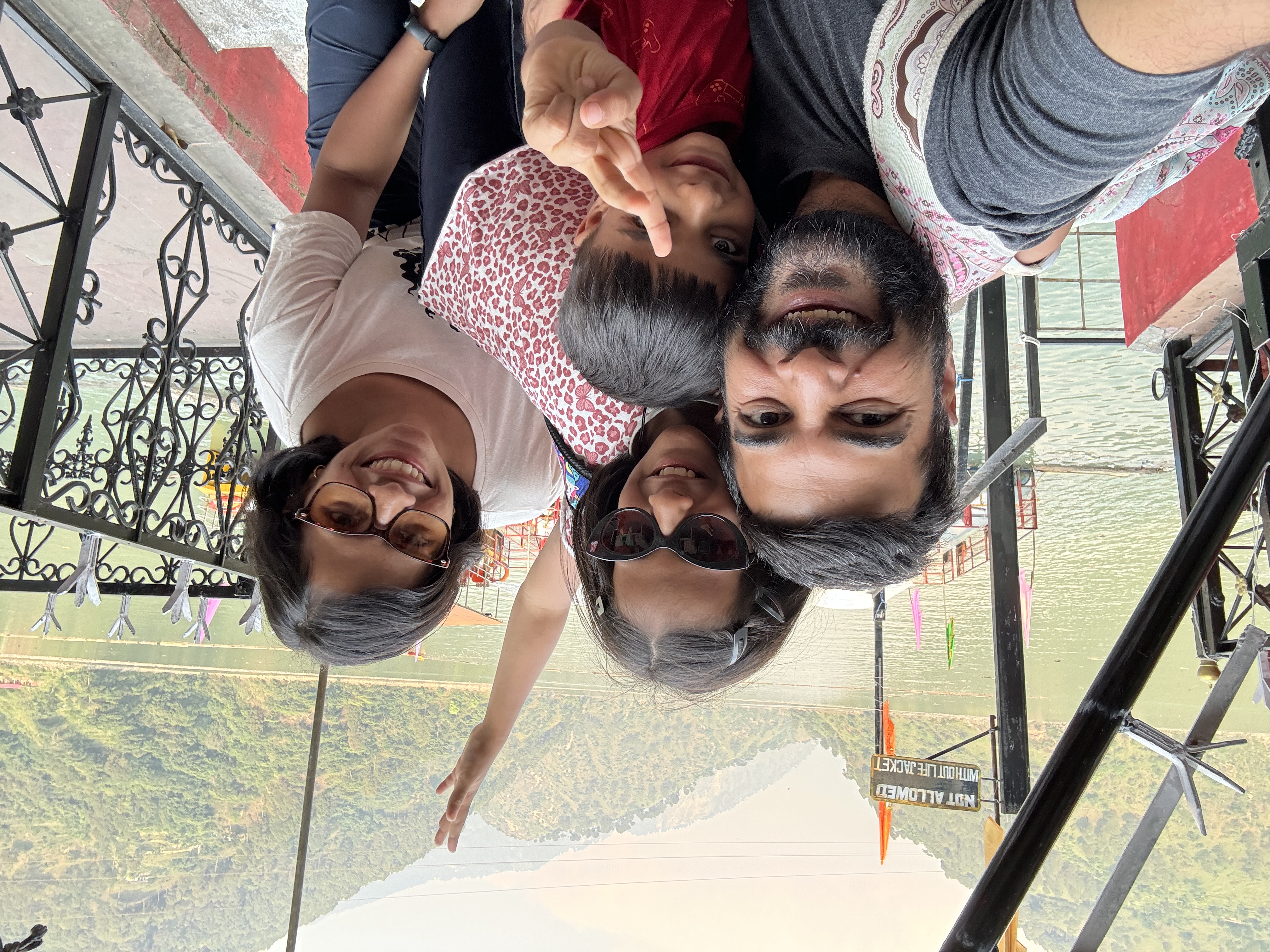 All of us in the frame at Chamera lake