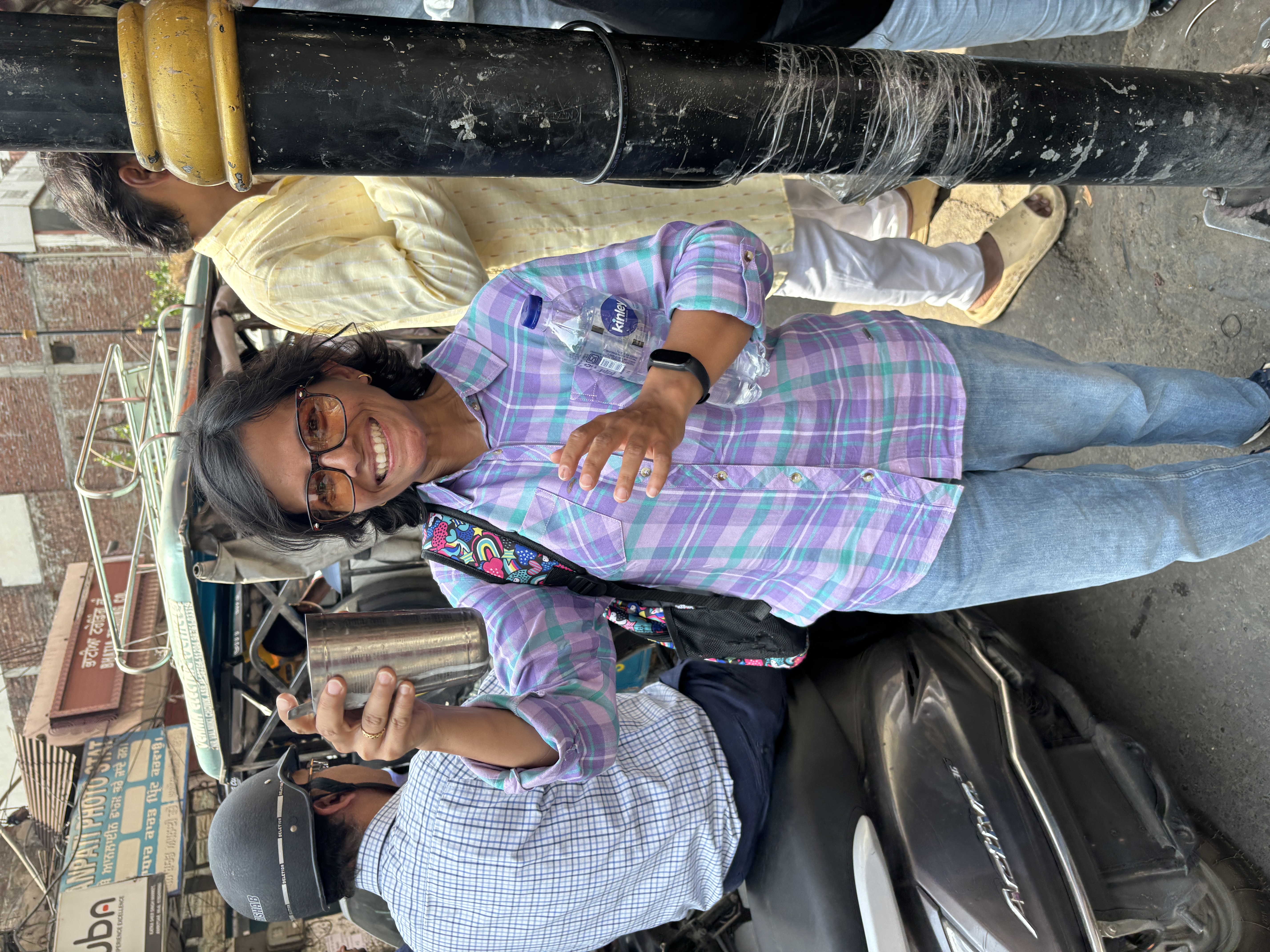 The roadside lassi full of malai and ice. Nothing better to beat the heat