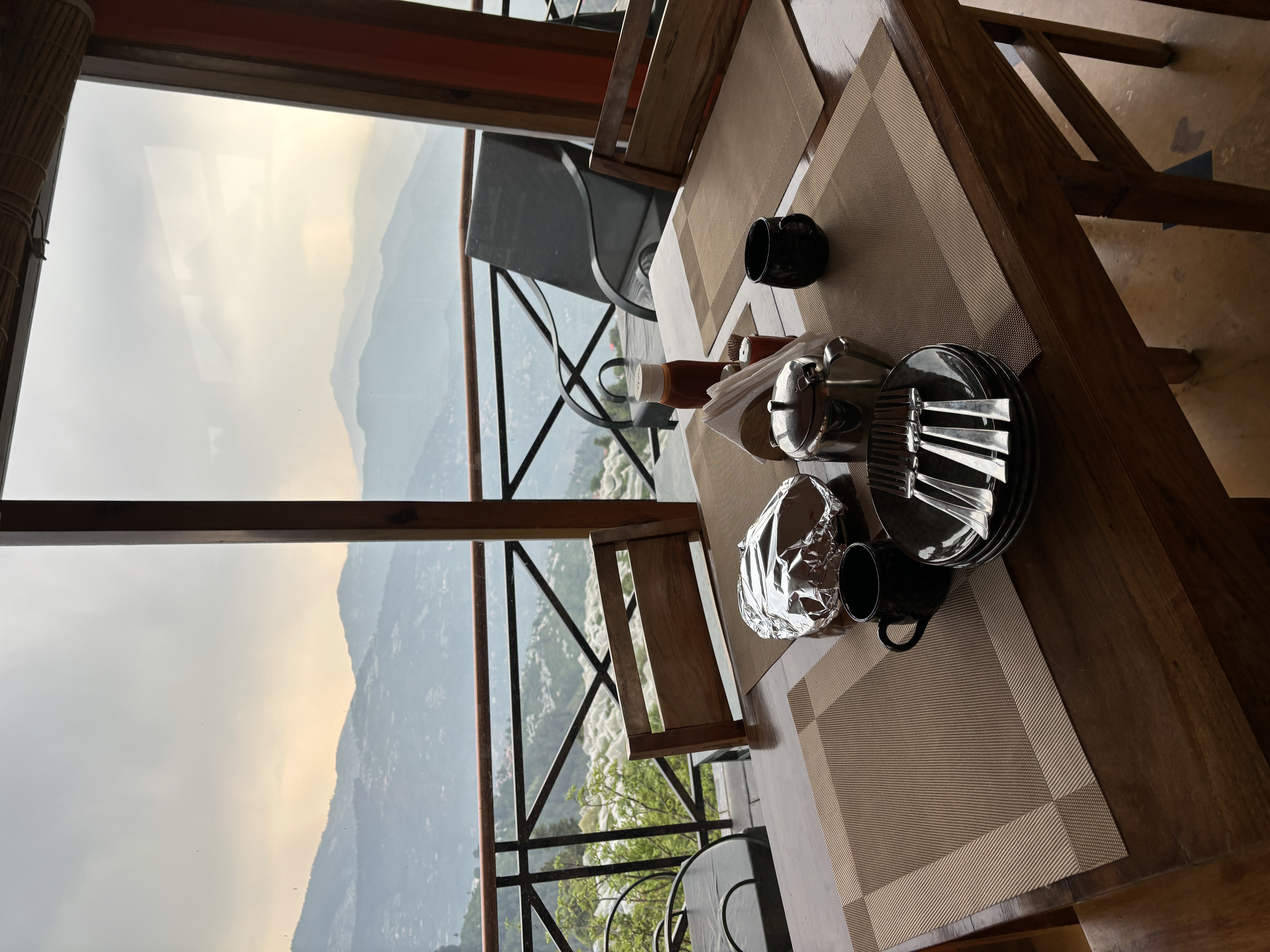 View from the property restaurant