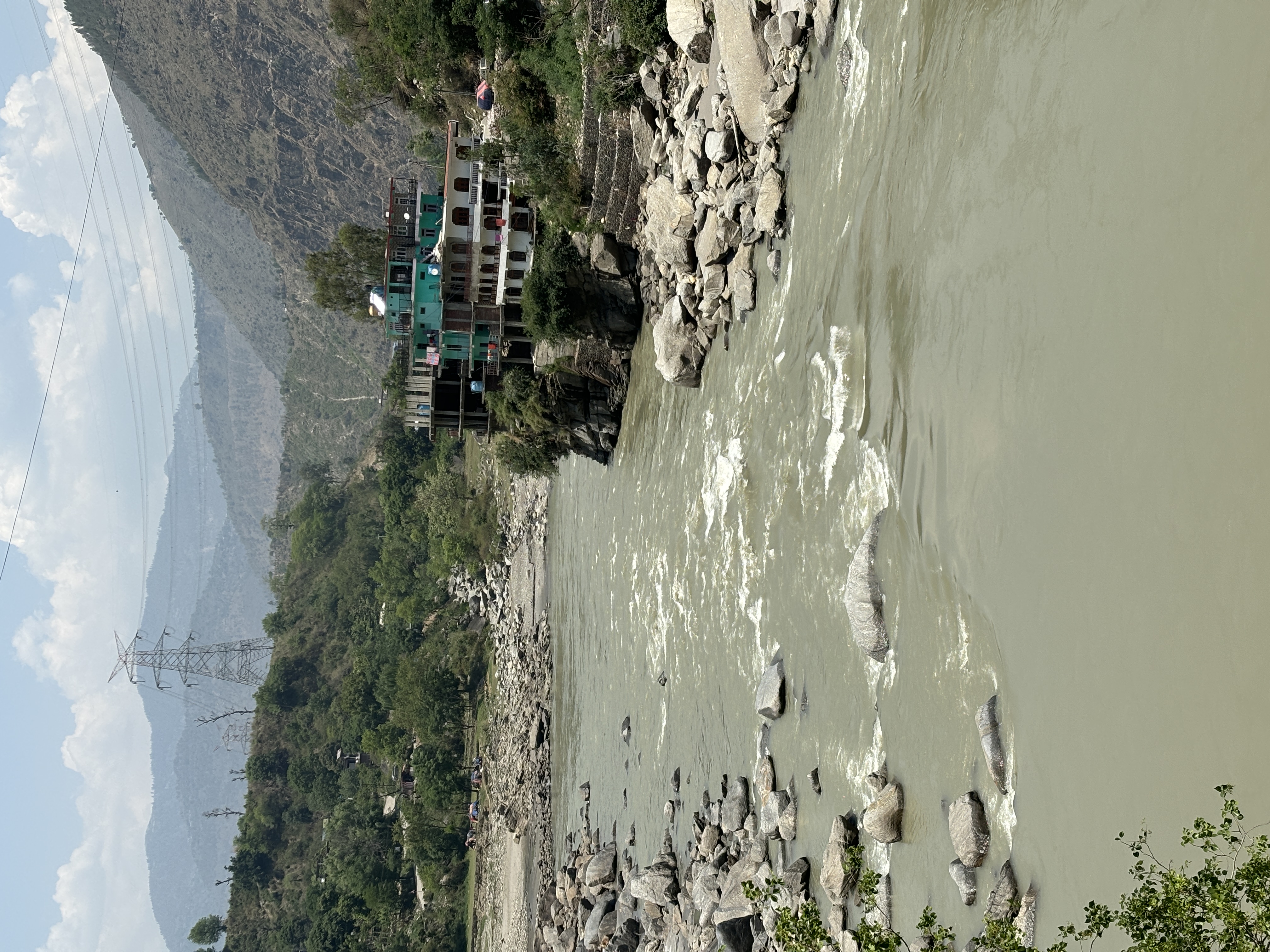 The first view of the beautiful and heary Sutlej