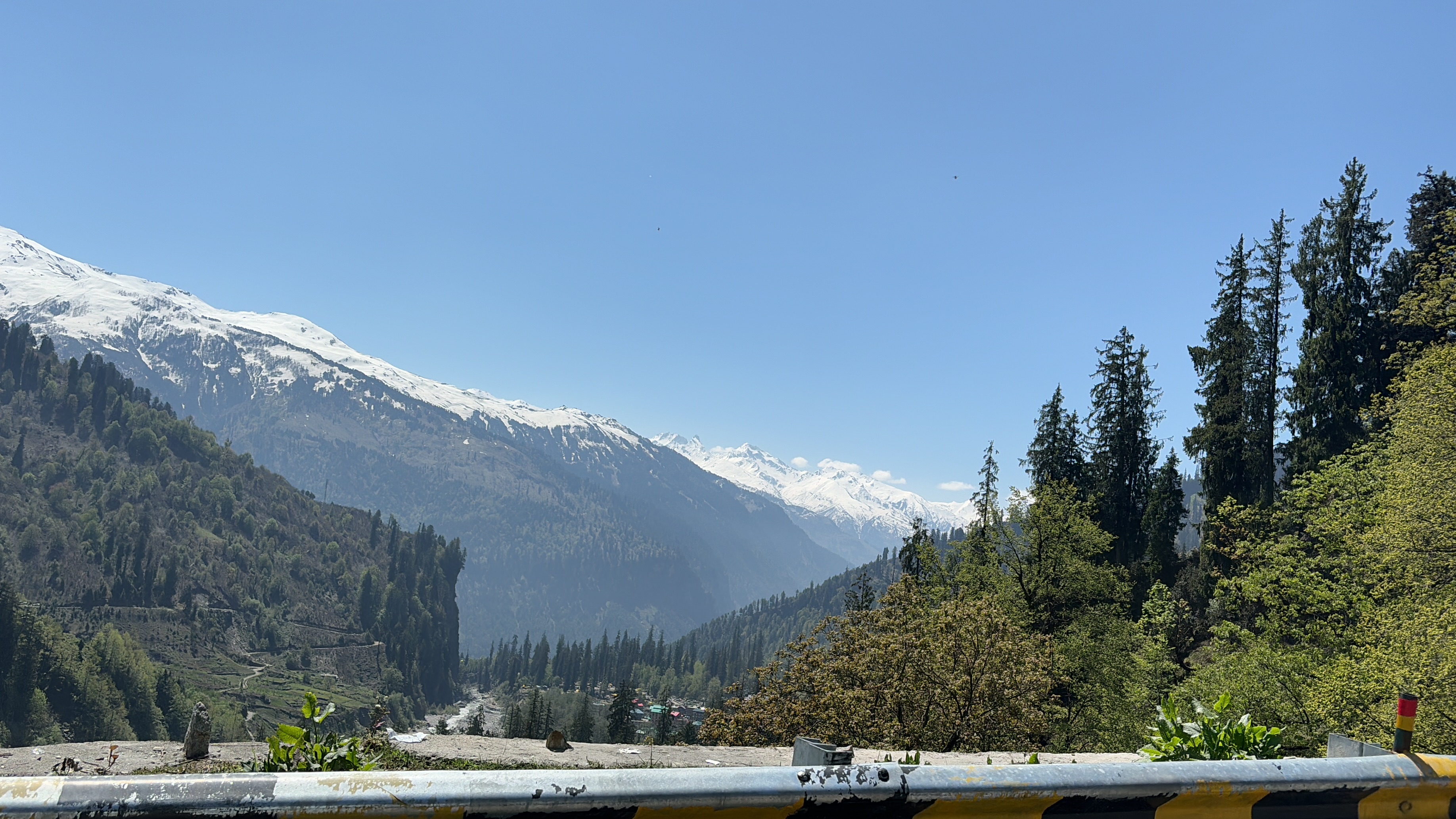 Snocapped mountain views