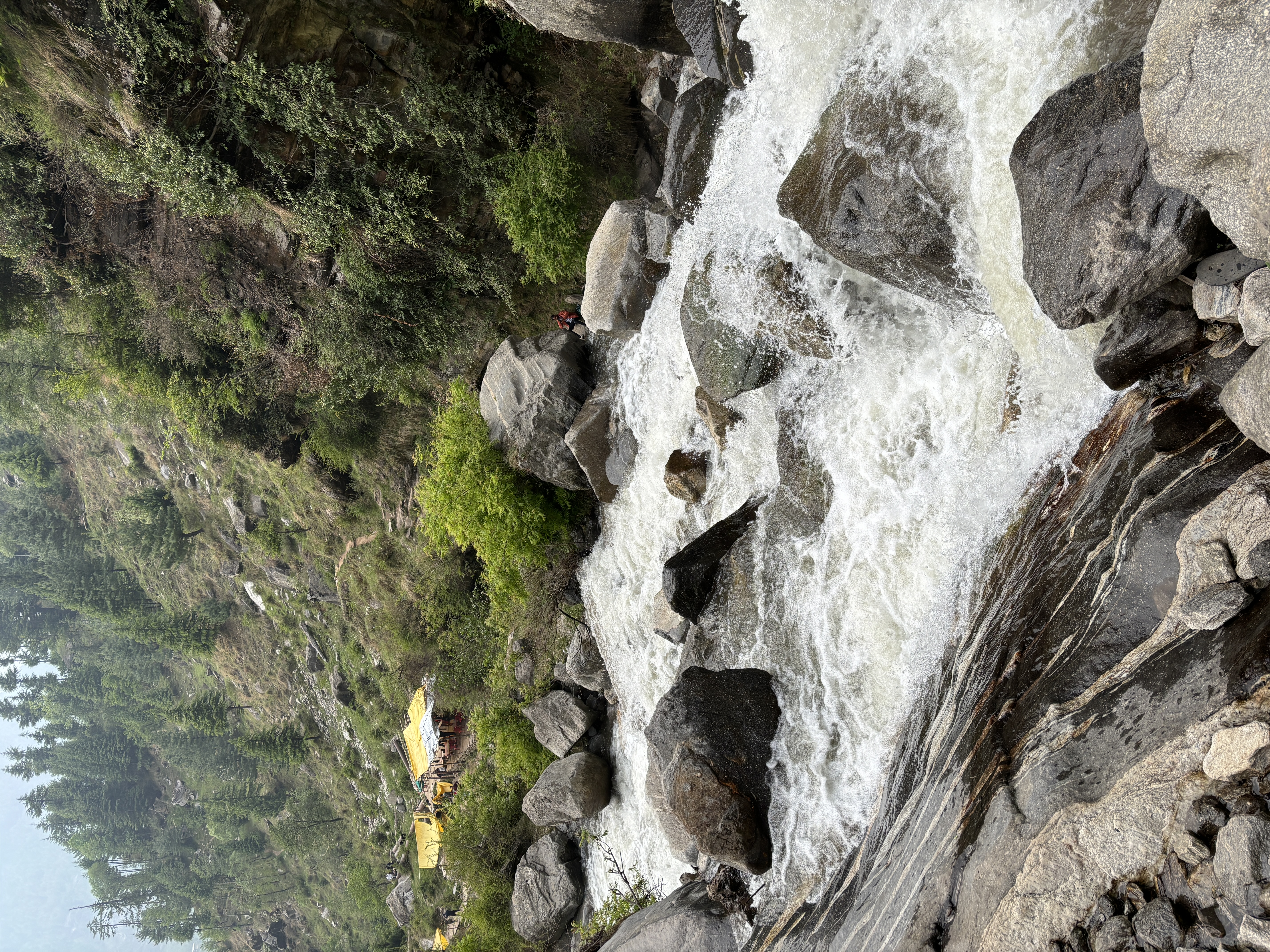 Waterfall after a long trek