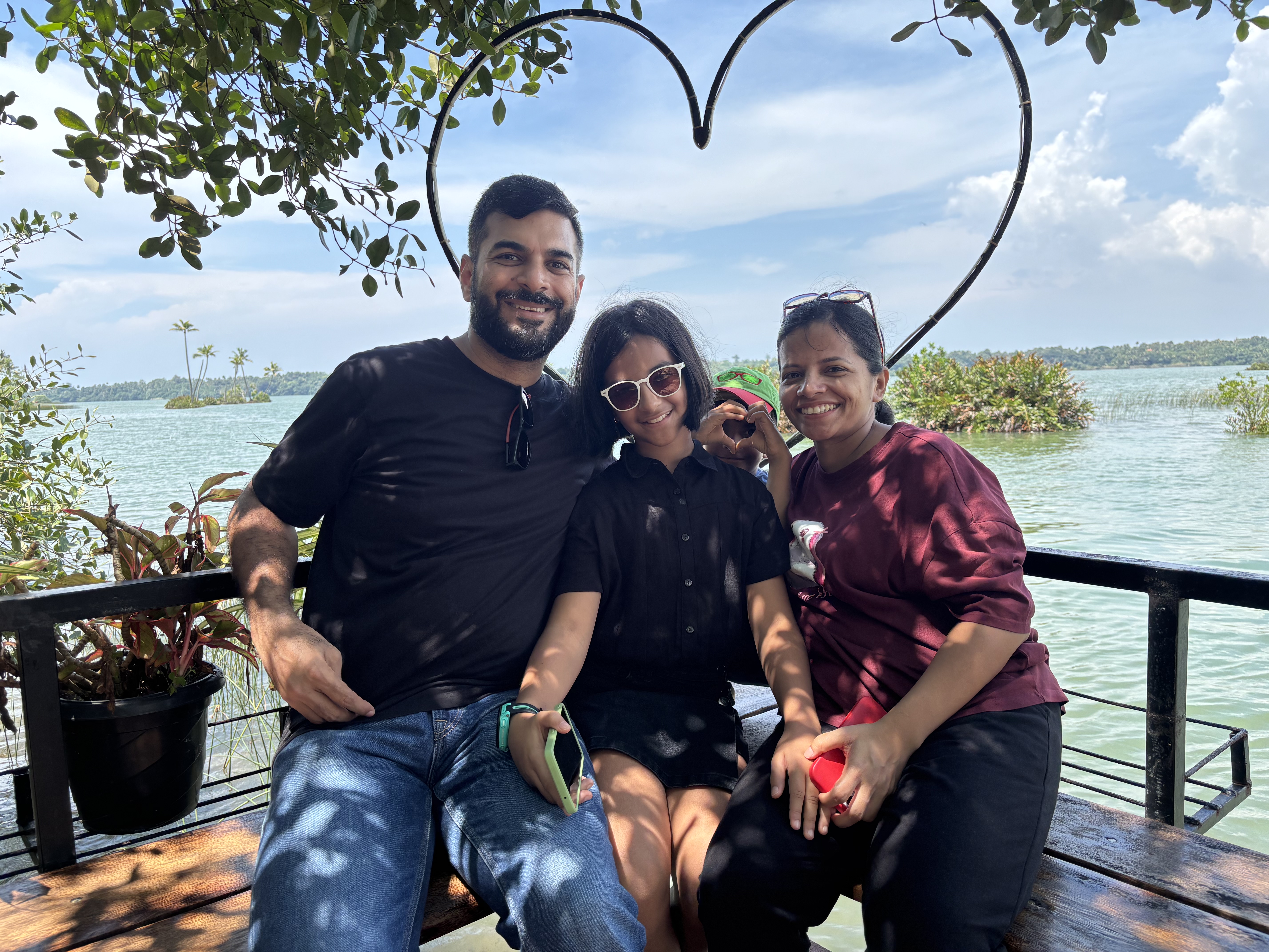 The mangrove backwaters from the viewpoint