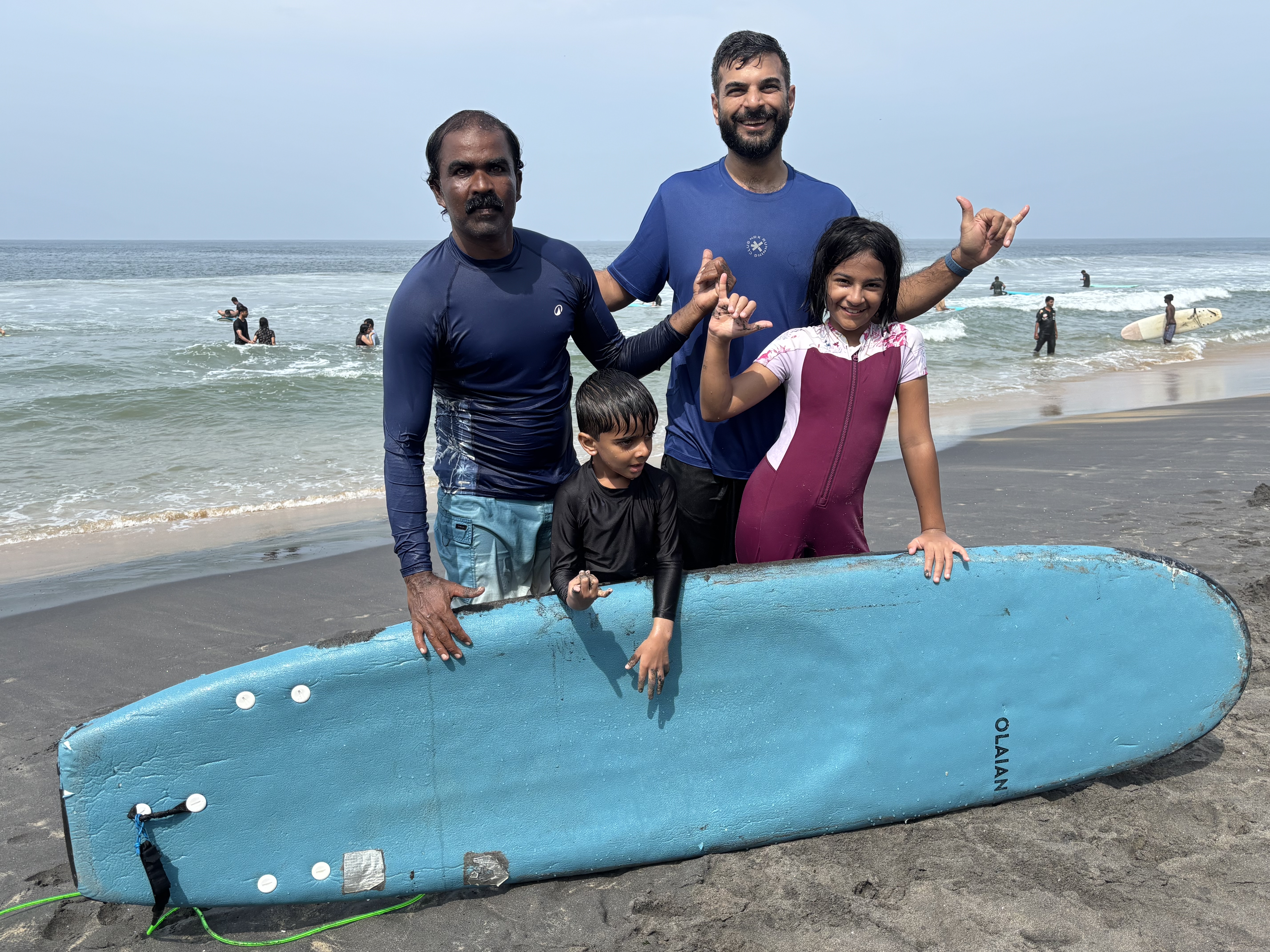 Appu from Moana Surfing Club, our instructor