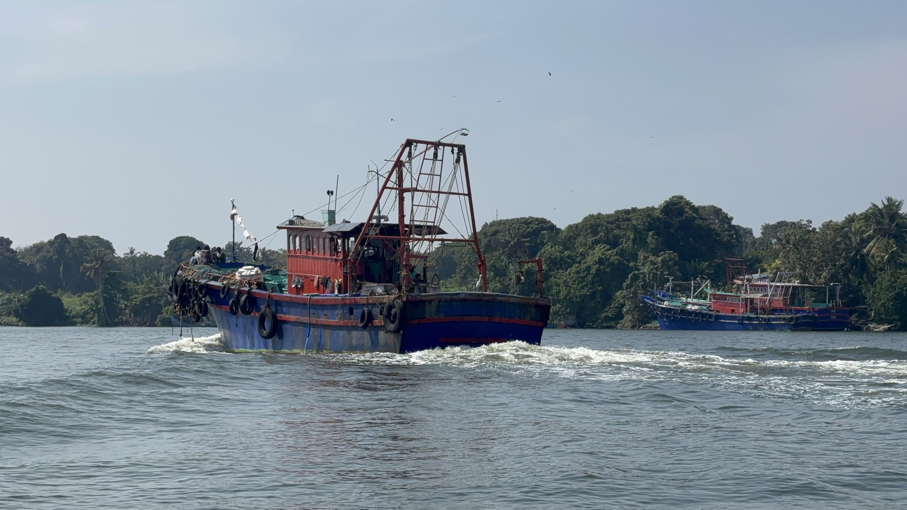 Our country boat at Munroe island