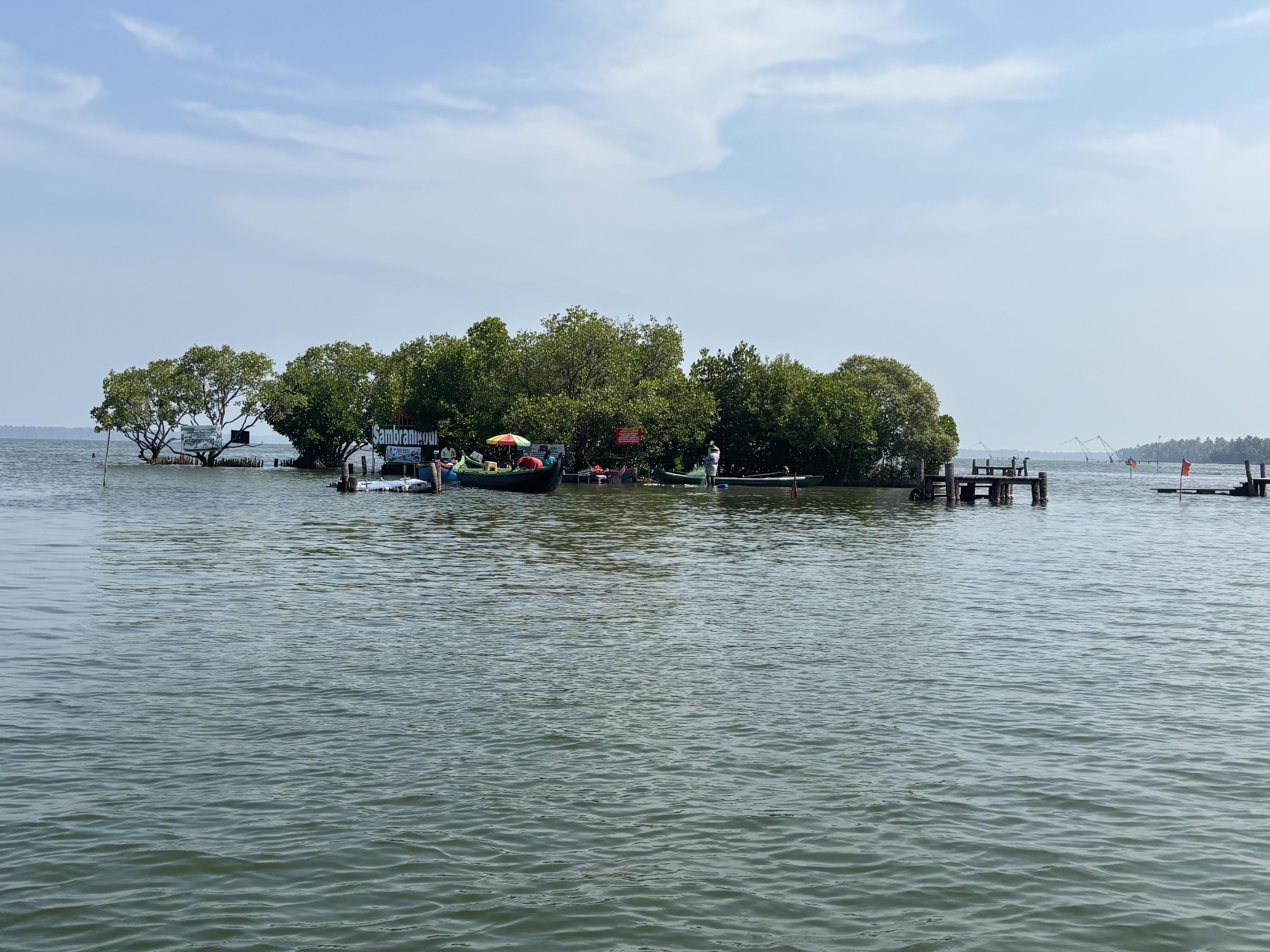 Sambranikodi island from the ferry