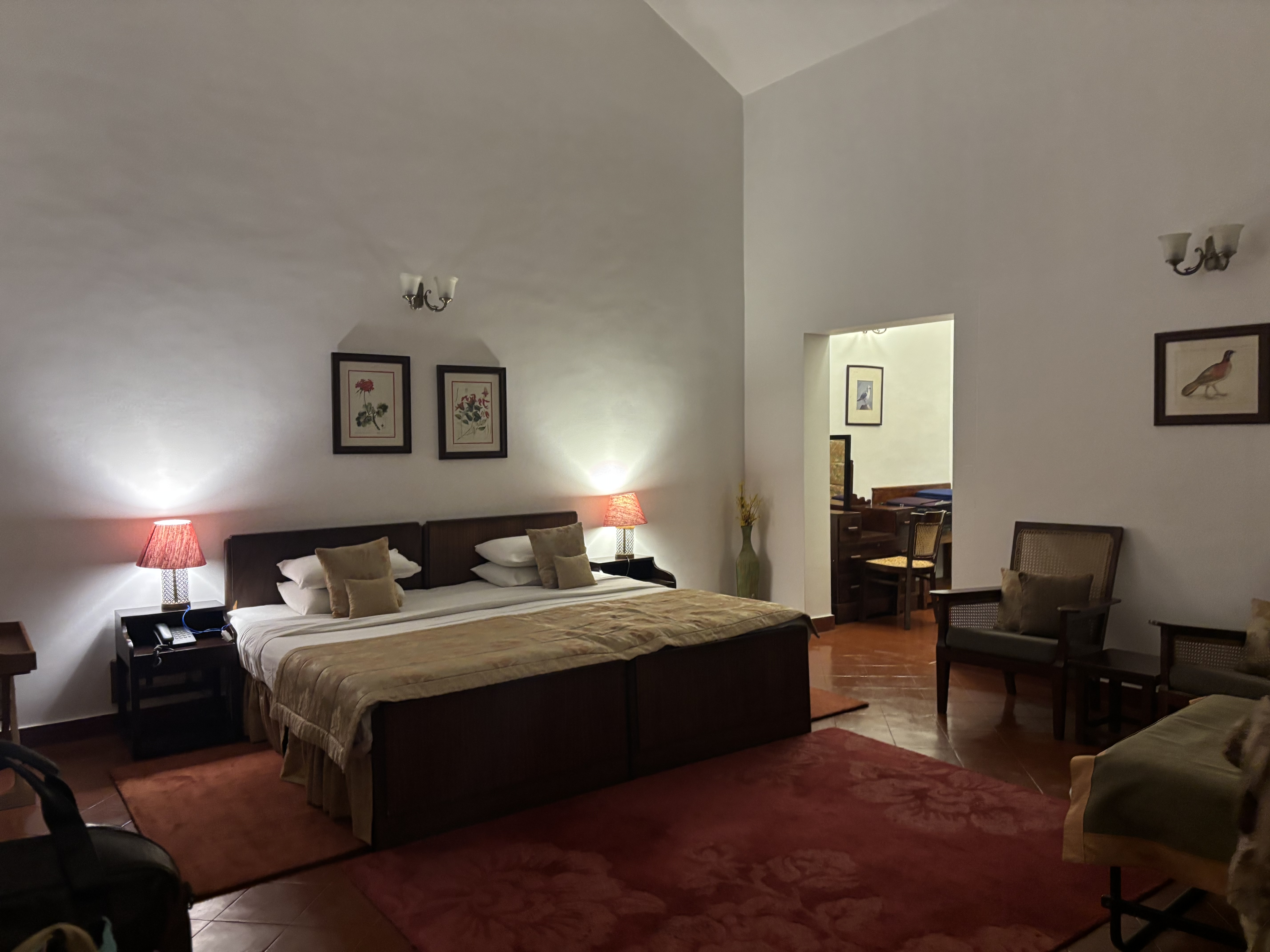 Our room at Sinnadorai Bungalows