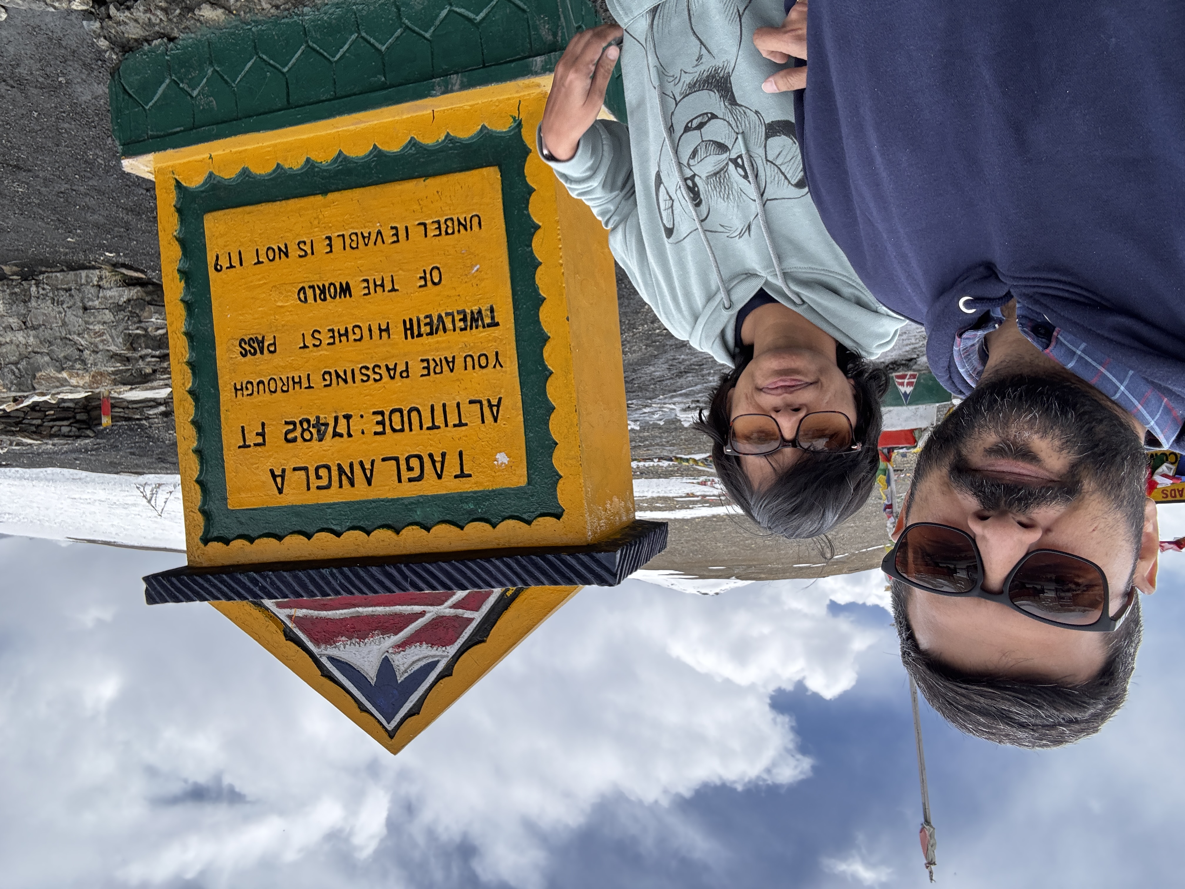 Taglangla pass at 17,482 feet