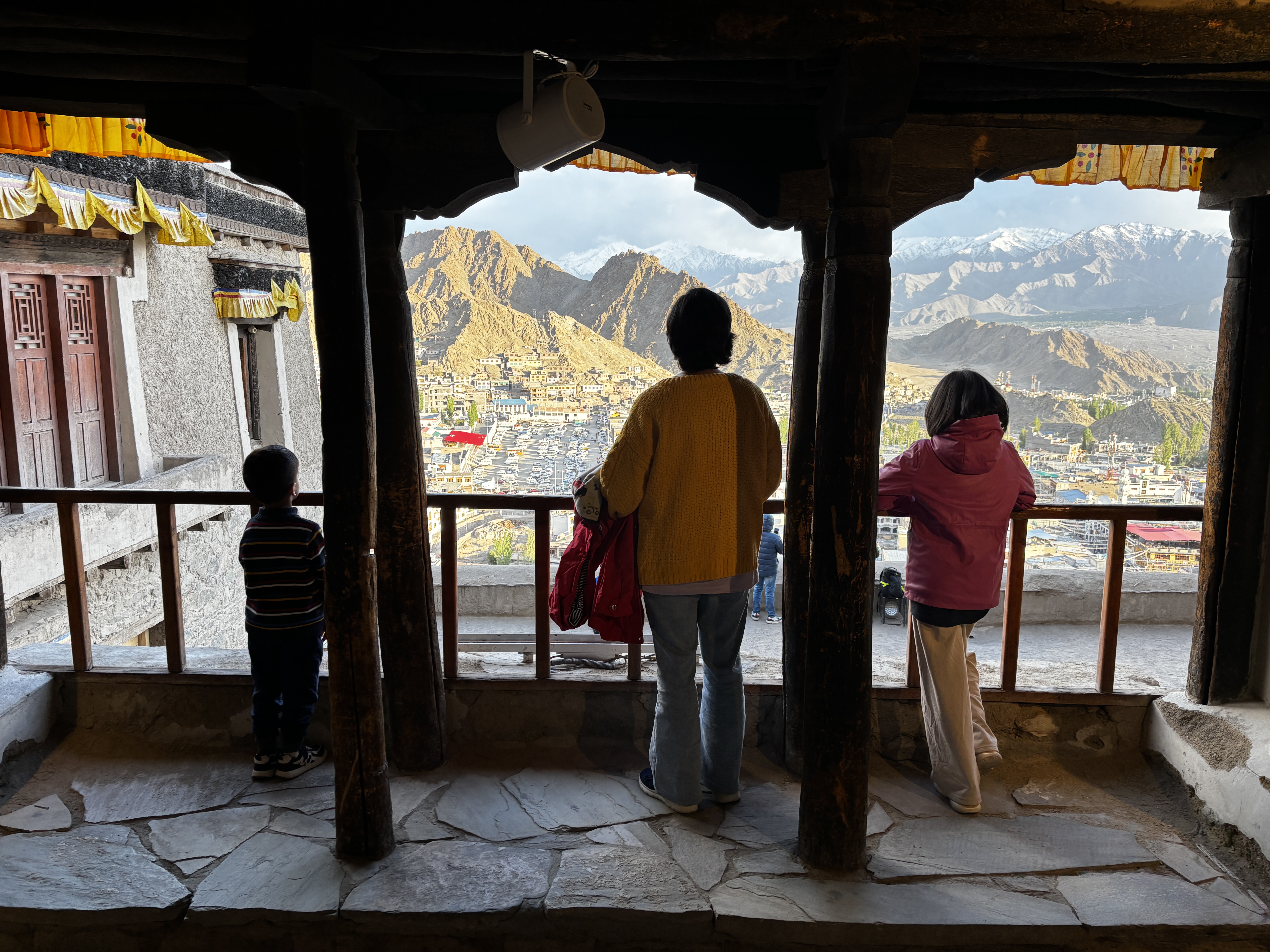 Another view of the historic Leh Palace