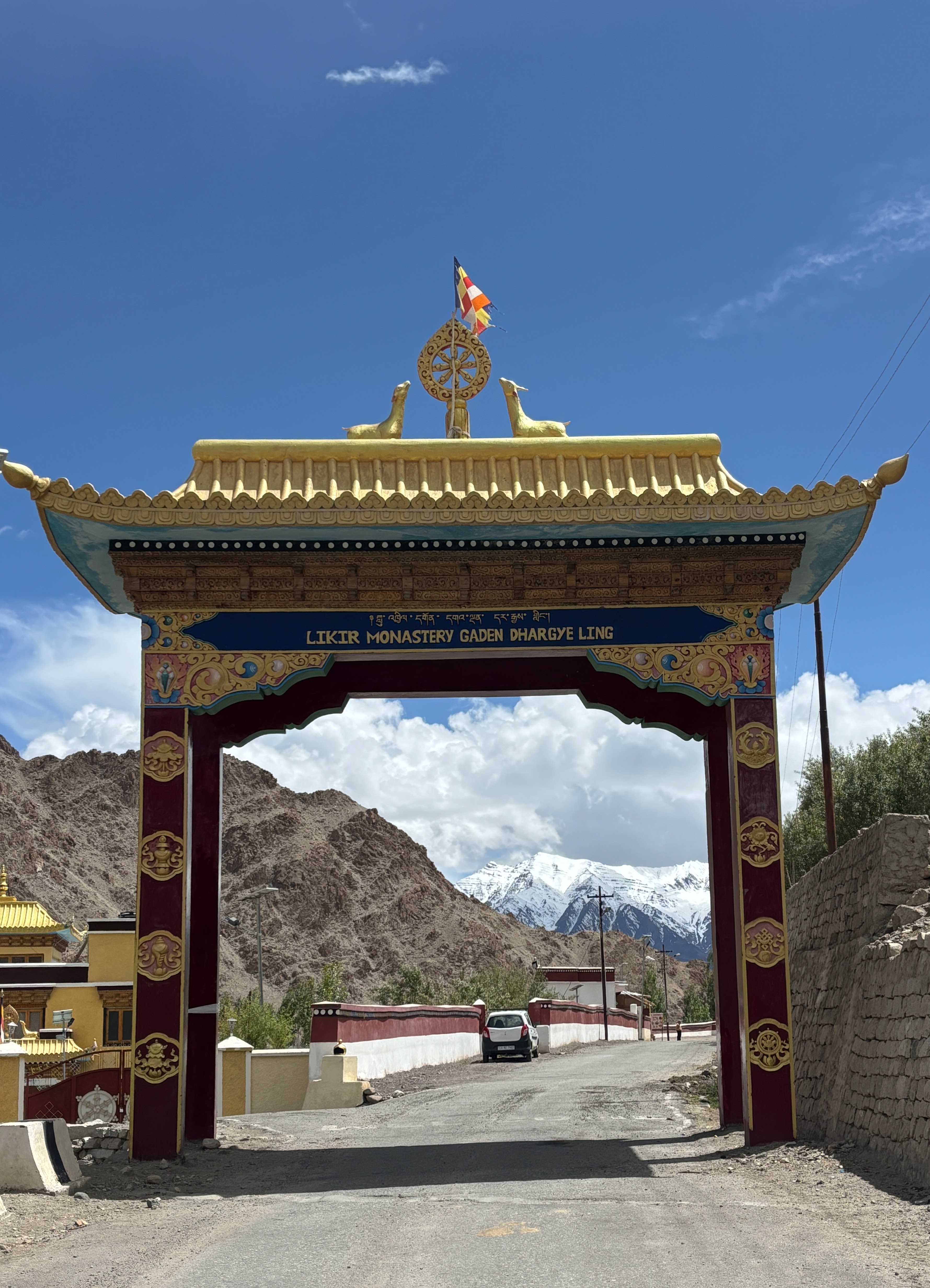 Entrance gate to Likir Monastery