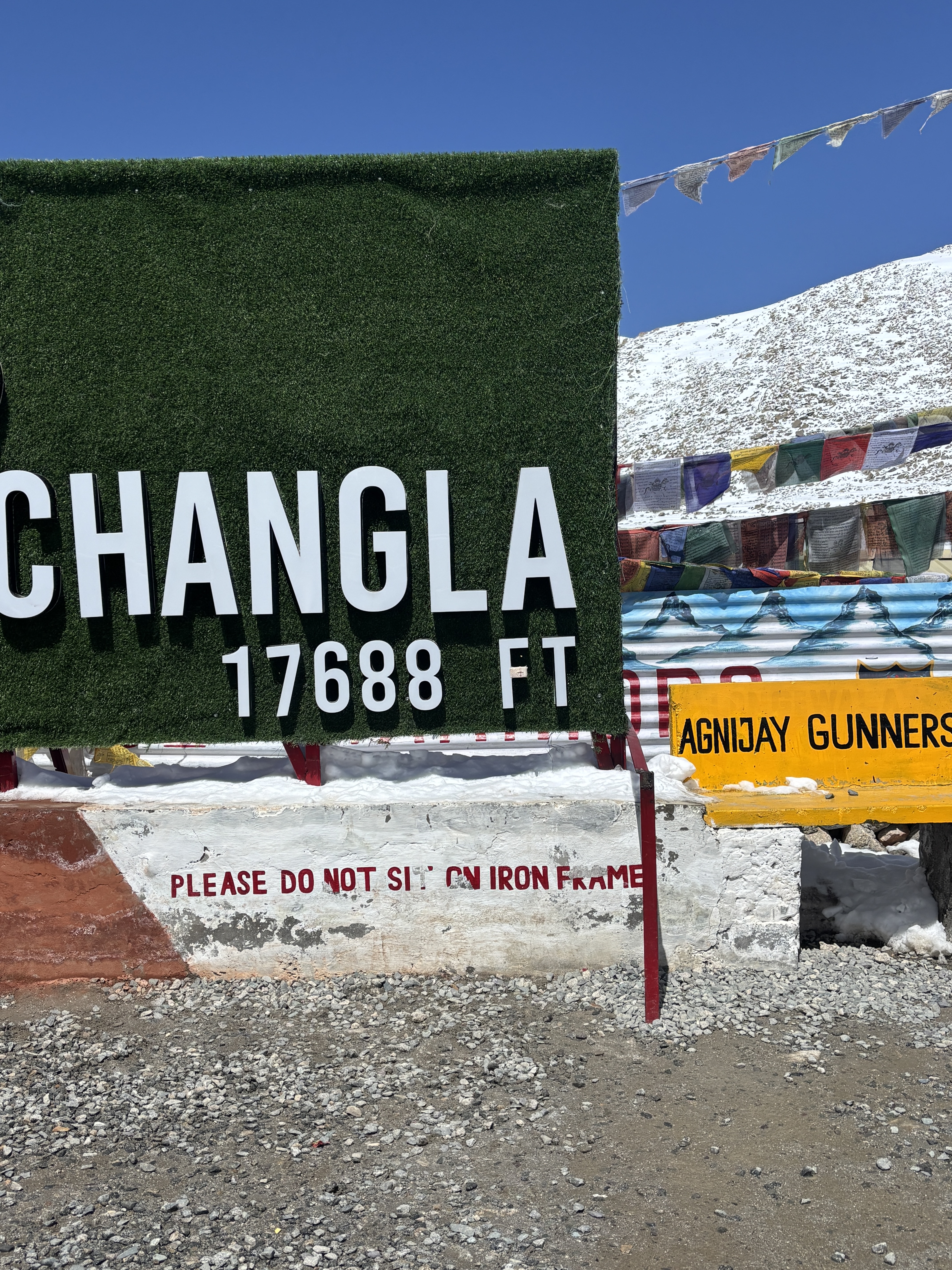Crossing Changla Pass at 17,688 feet