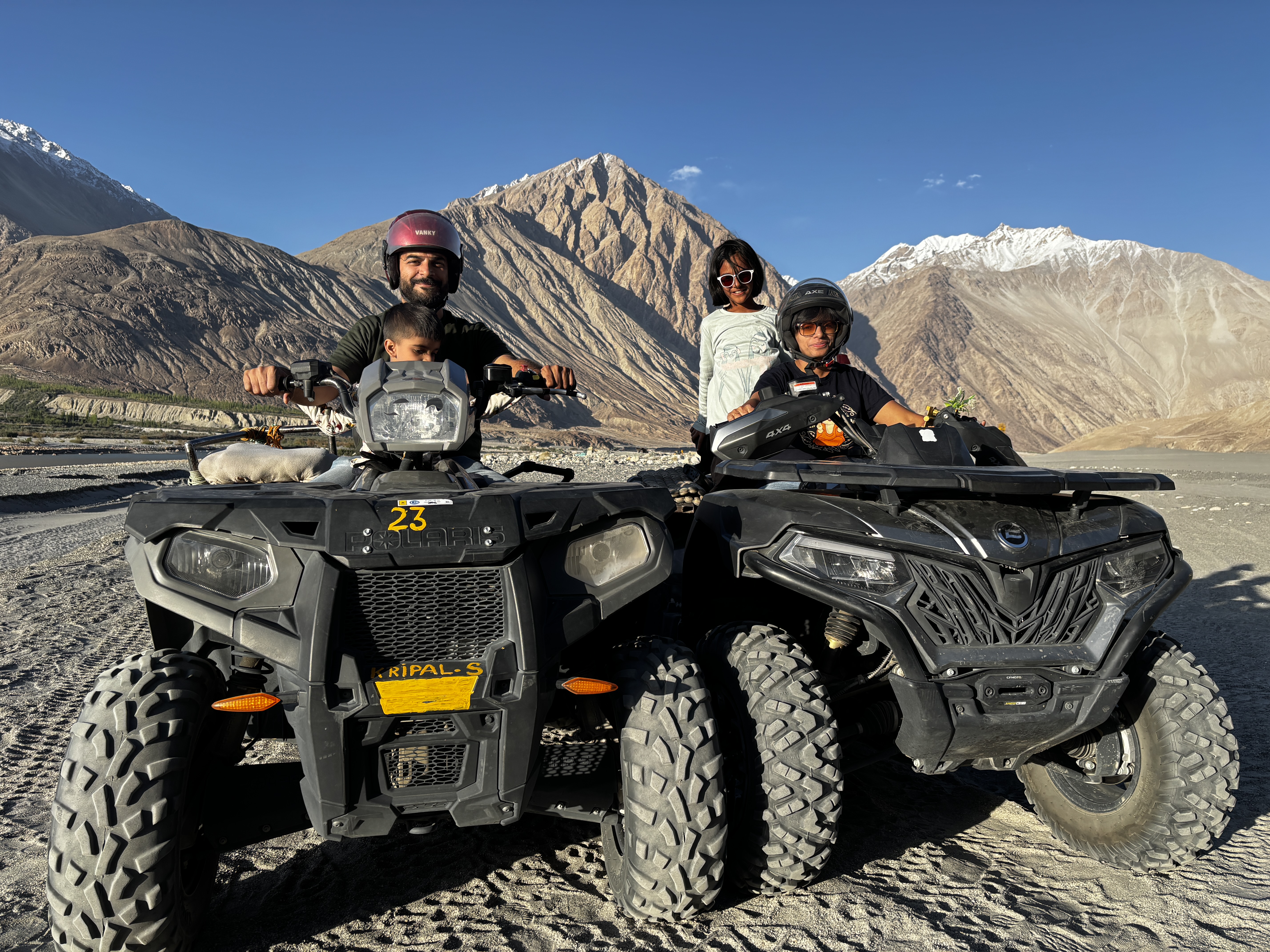 Second ATV adventure in Nubra Valley