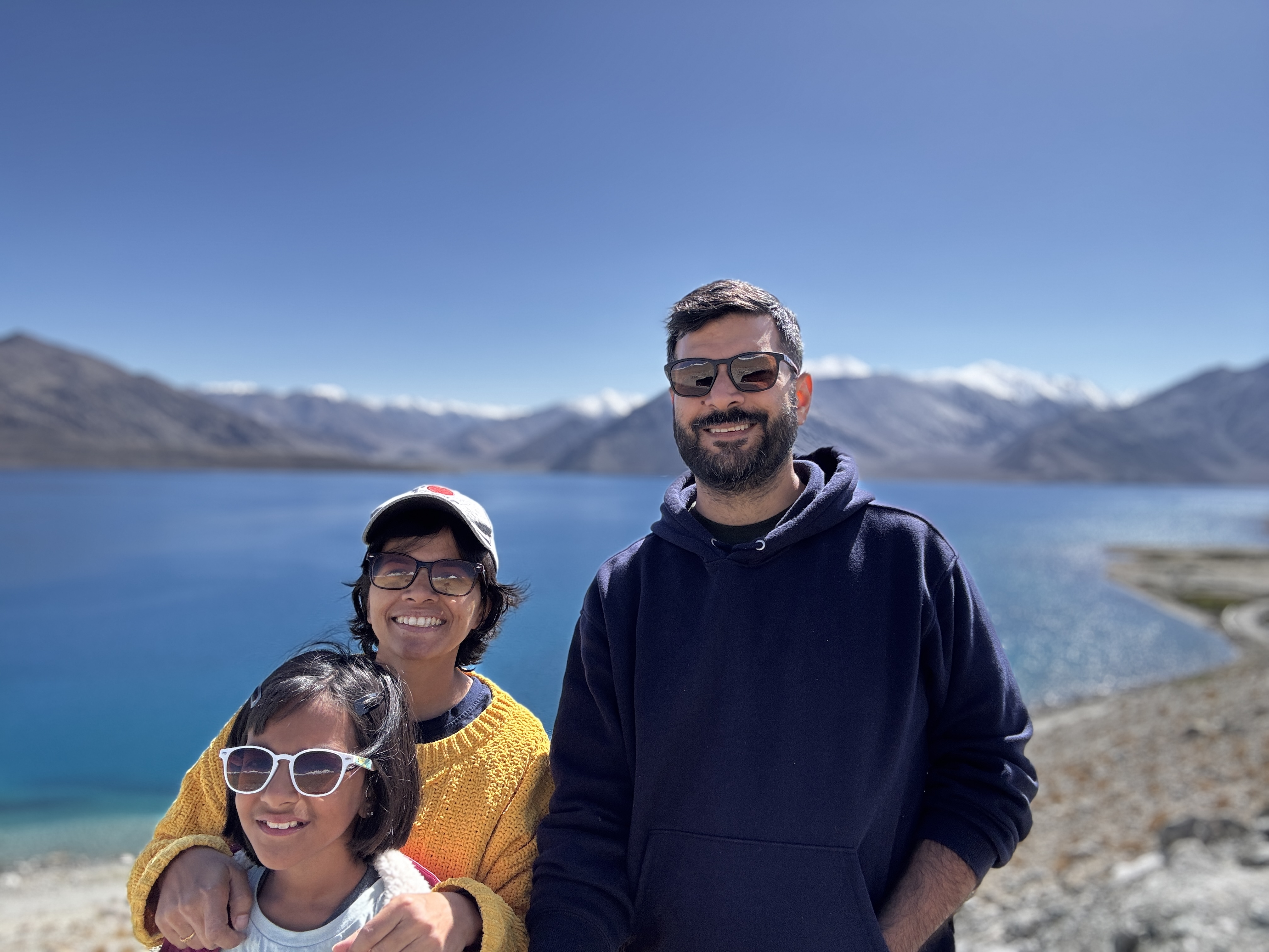 Last morning views of beautiful Pangong Tso