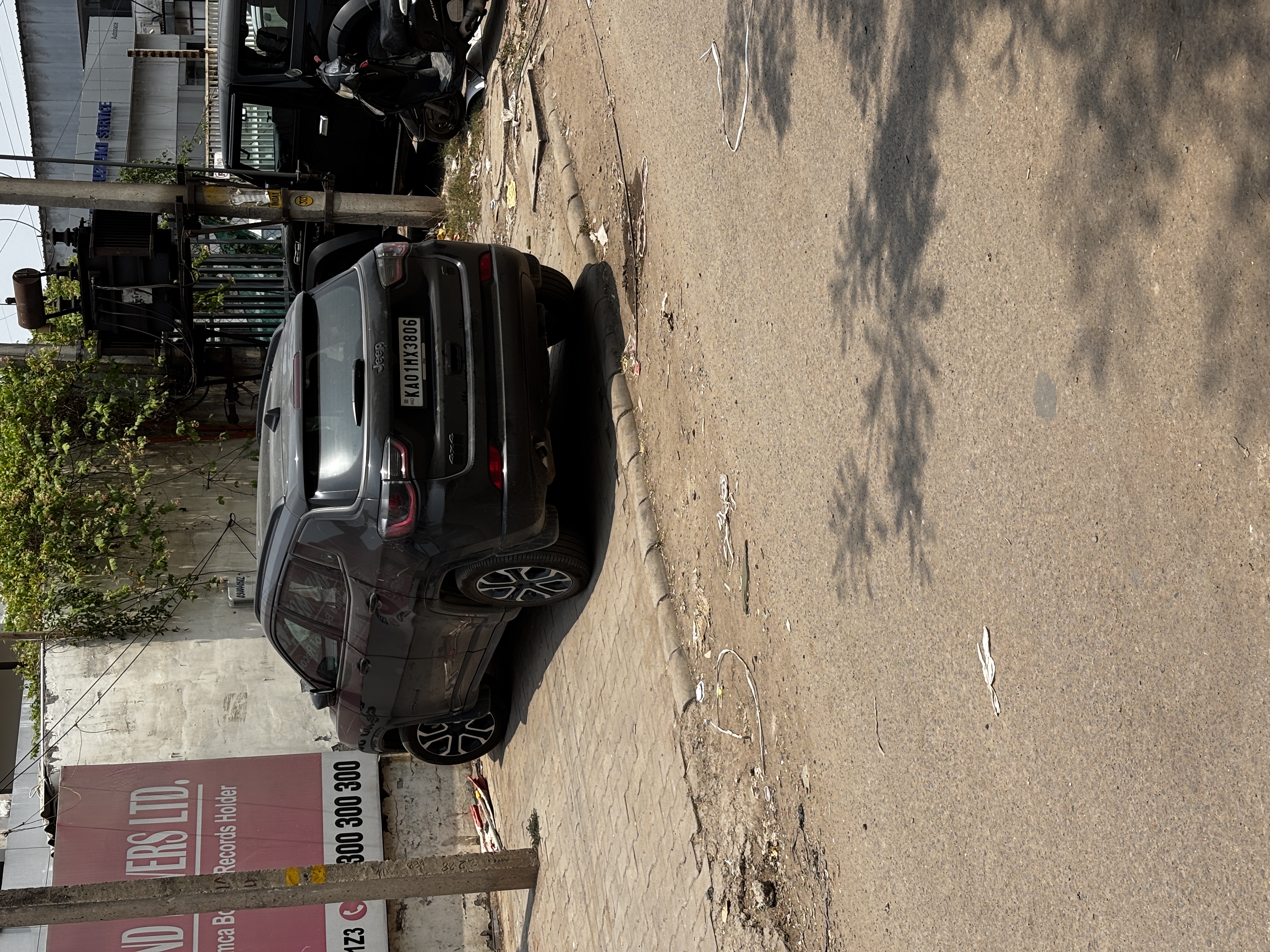 Dropping off our faithful car at Agarwal Movers and Packers for shipping back to Bangalore
