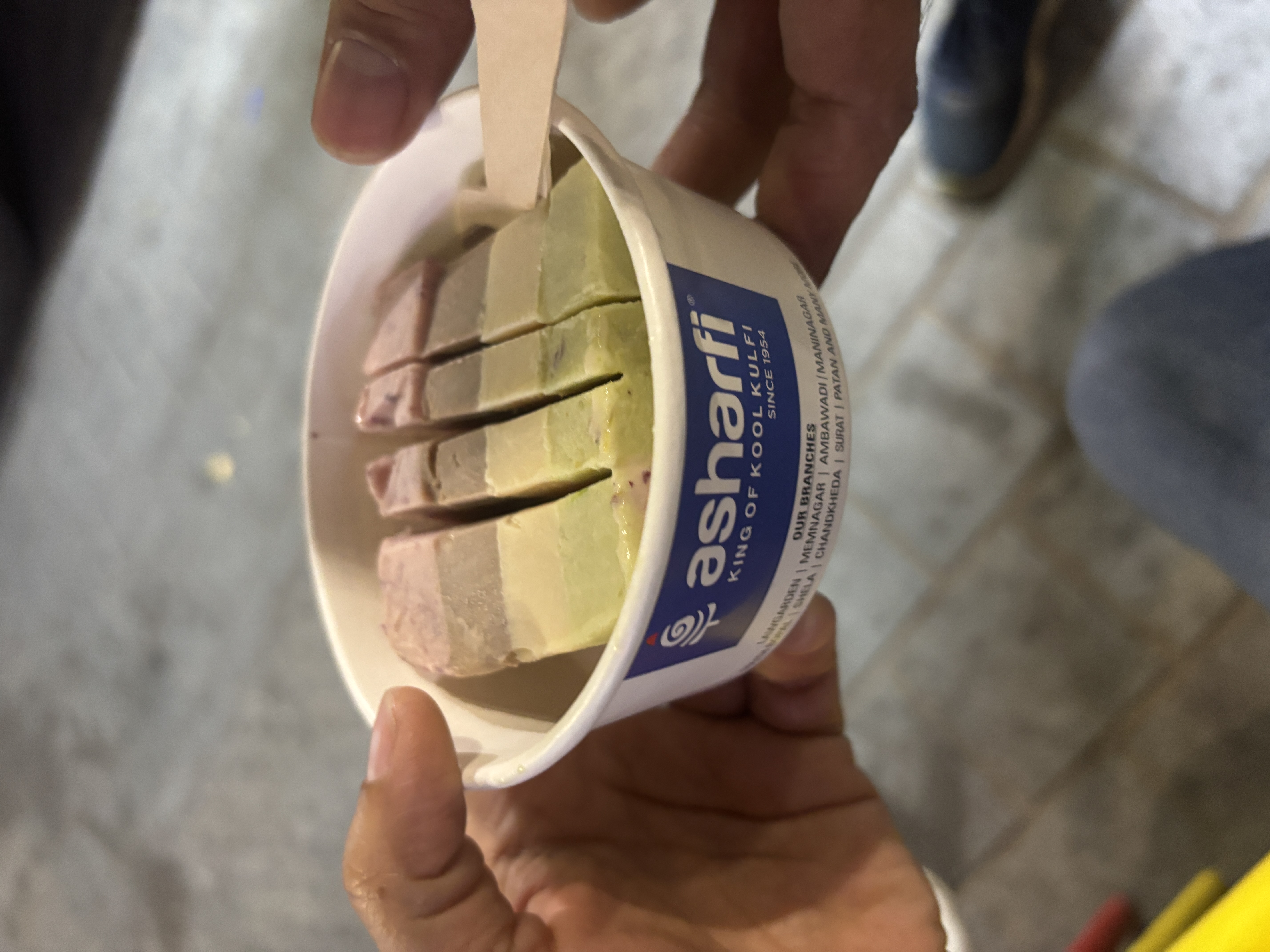 Really good Kulfi that was a mix of everything on the menu