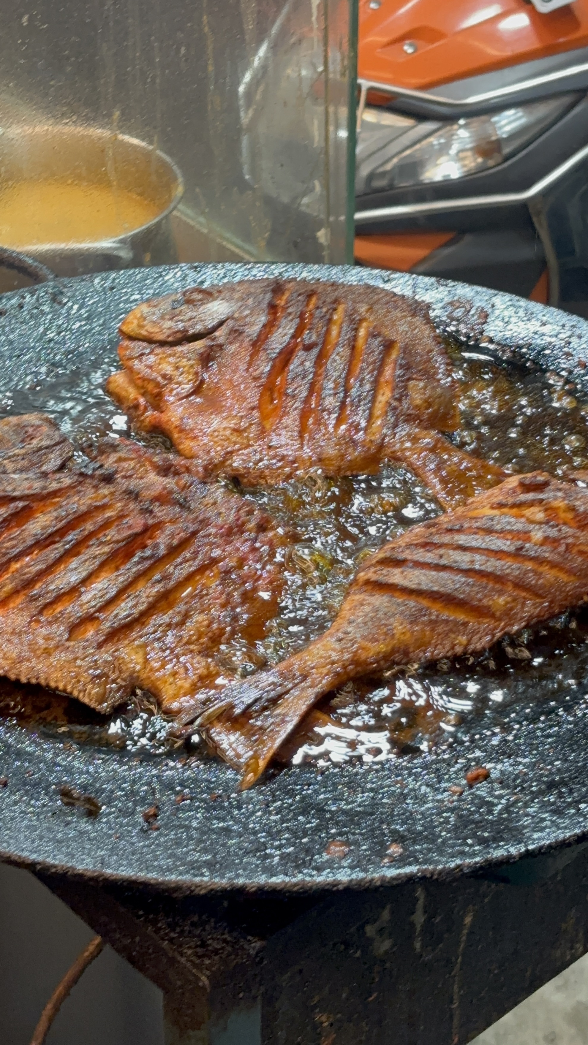 The amazingly fresh fish fry