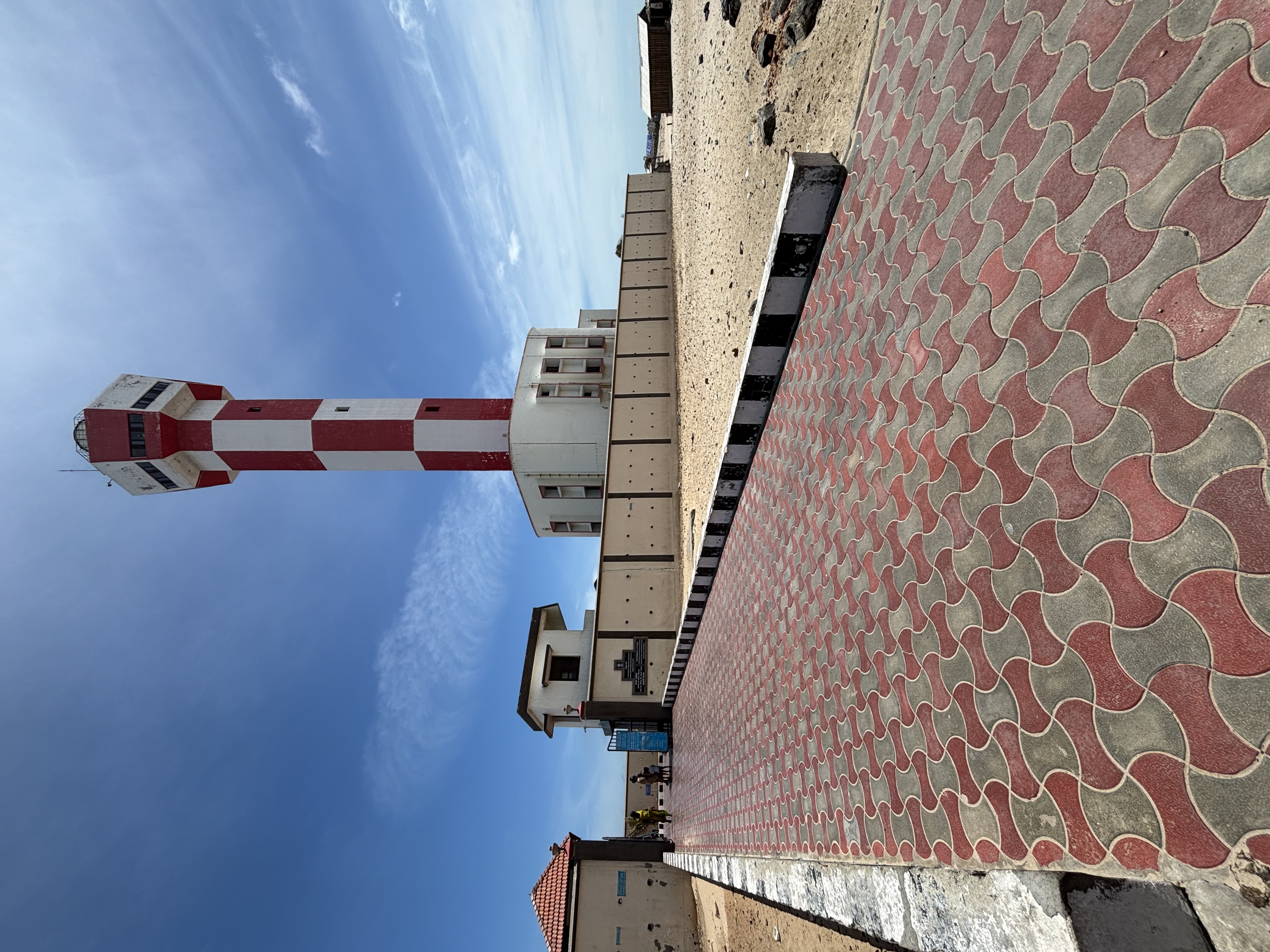 The majestic light house at Dhanushkodi
