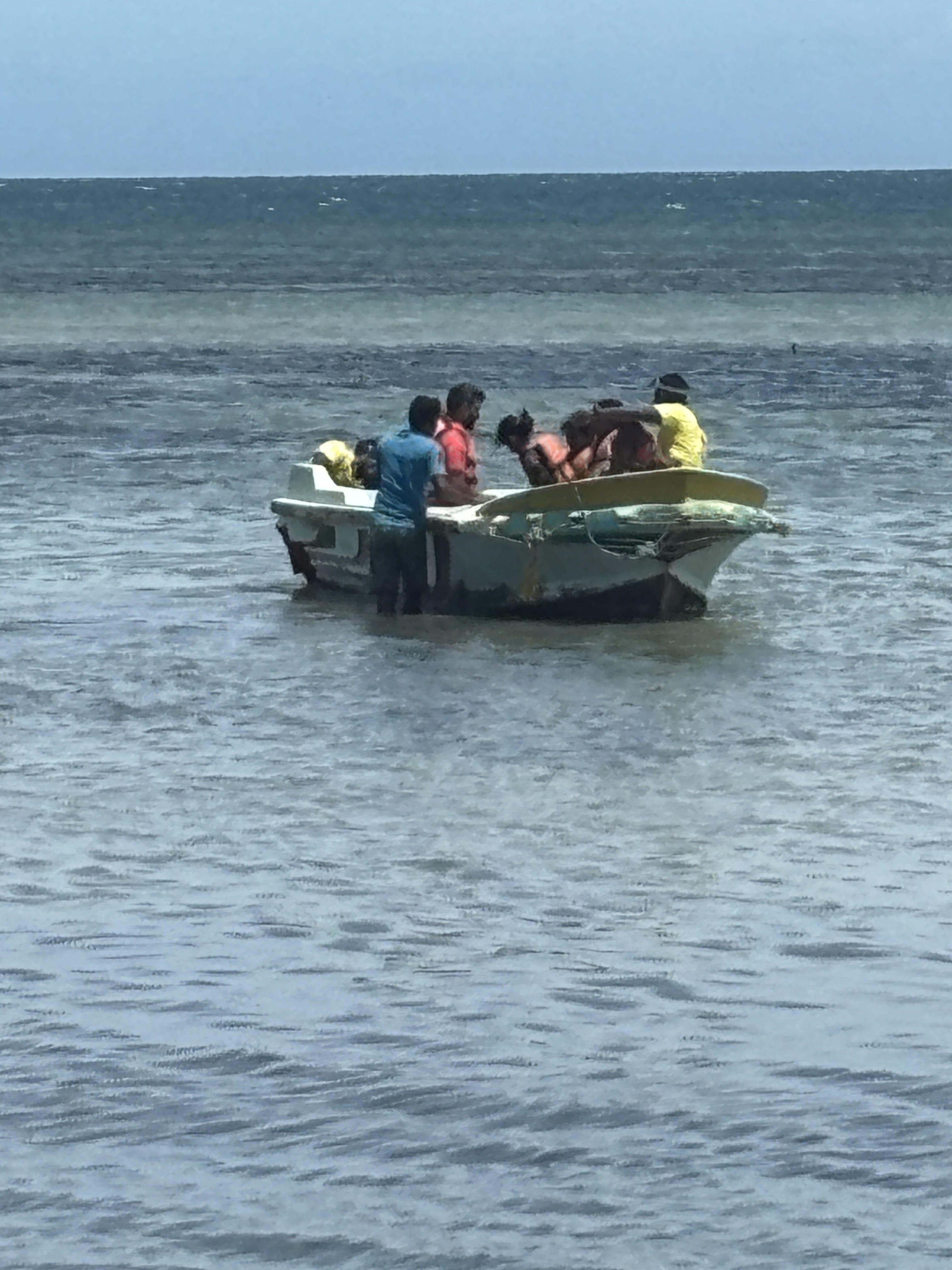 Enroute to do snorkling