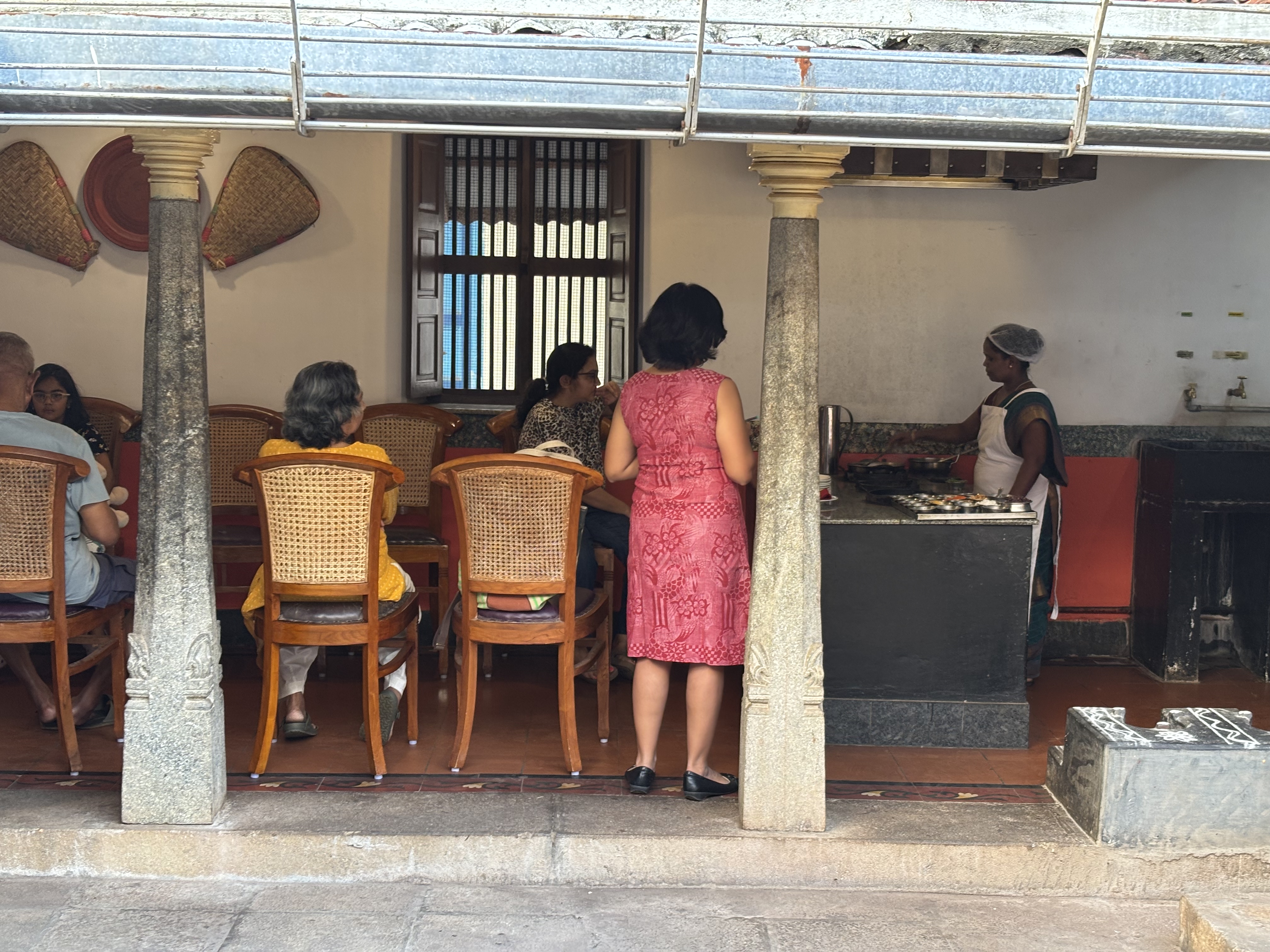A cooking class organized by Vila folks to demonstrate Chettinad cuisine