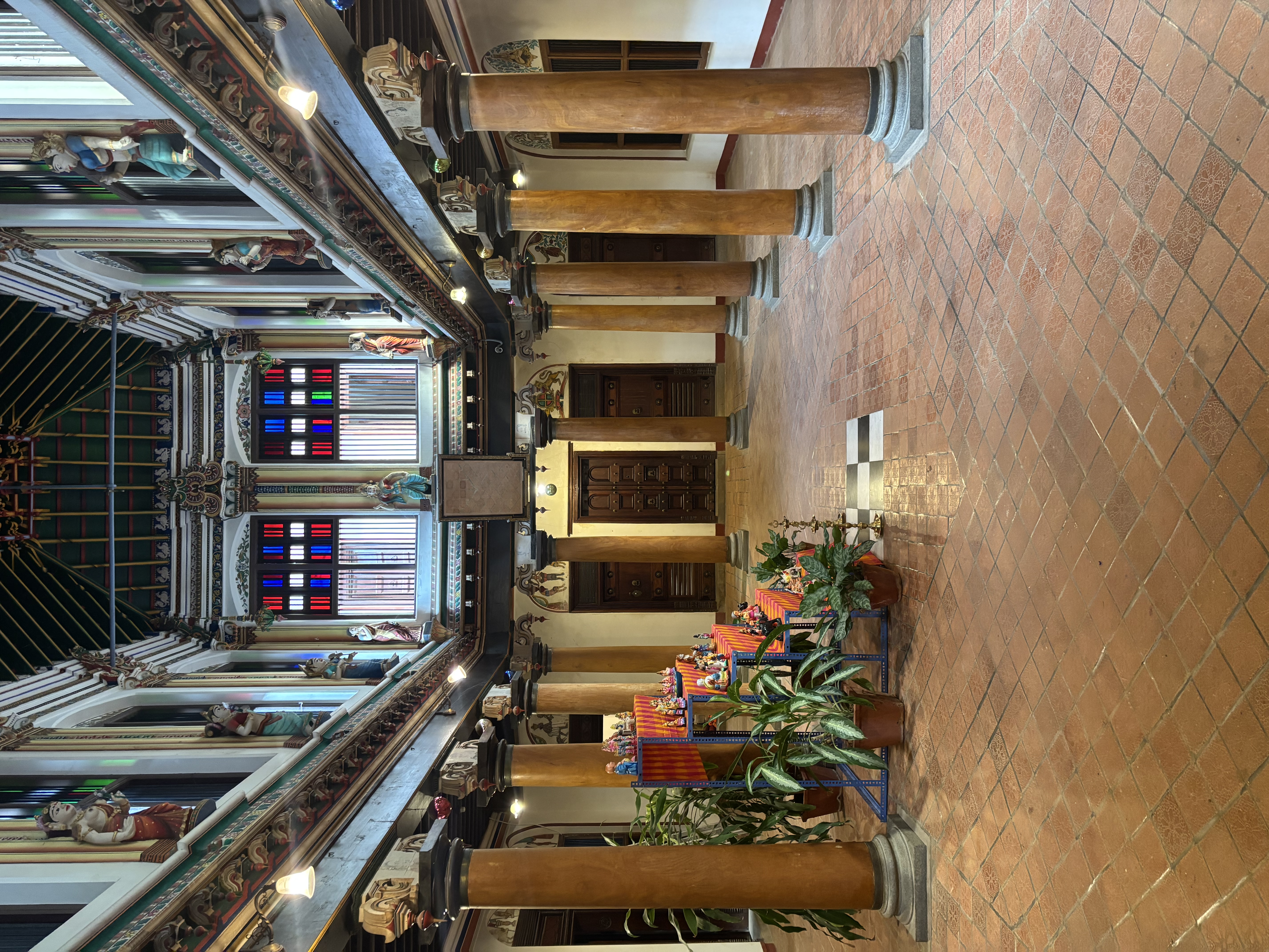 One of the halls in the haveli