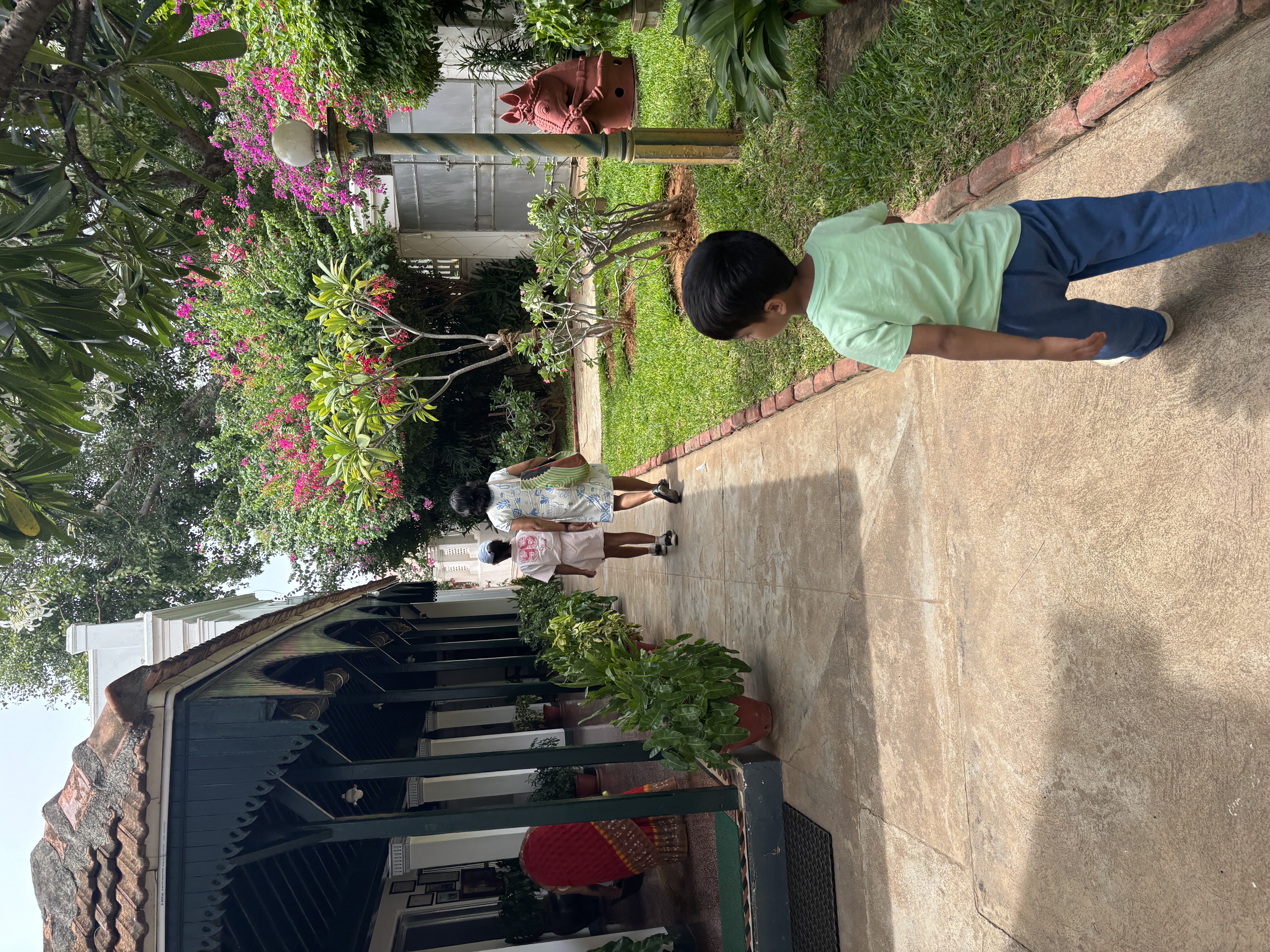 The entry to the Bangala in Karaikudi