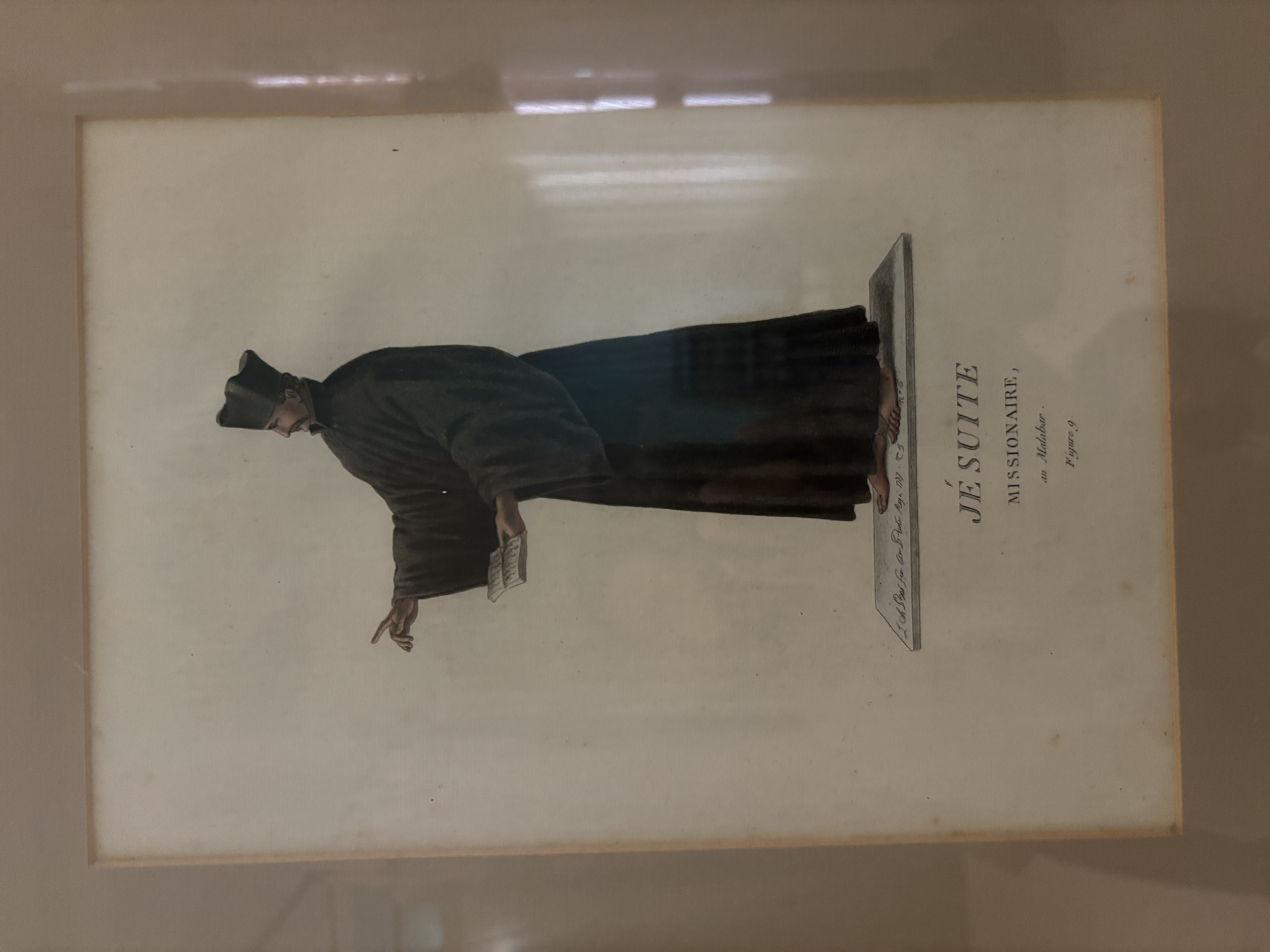 Painting in the room depicting Danish personas