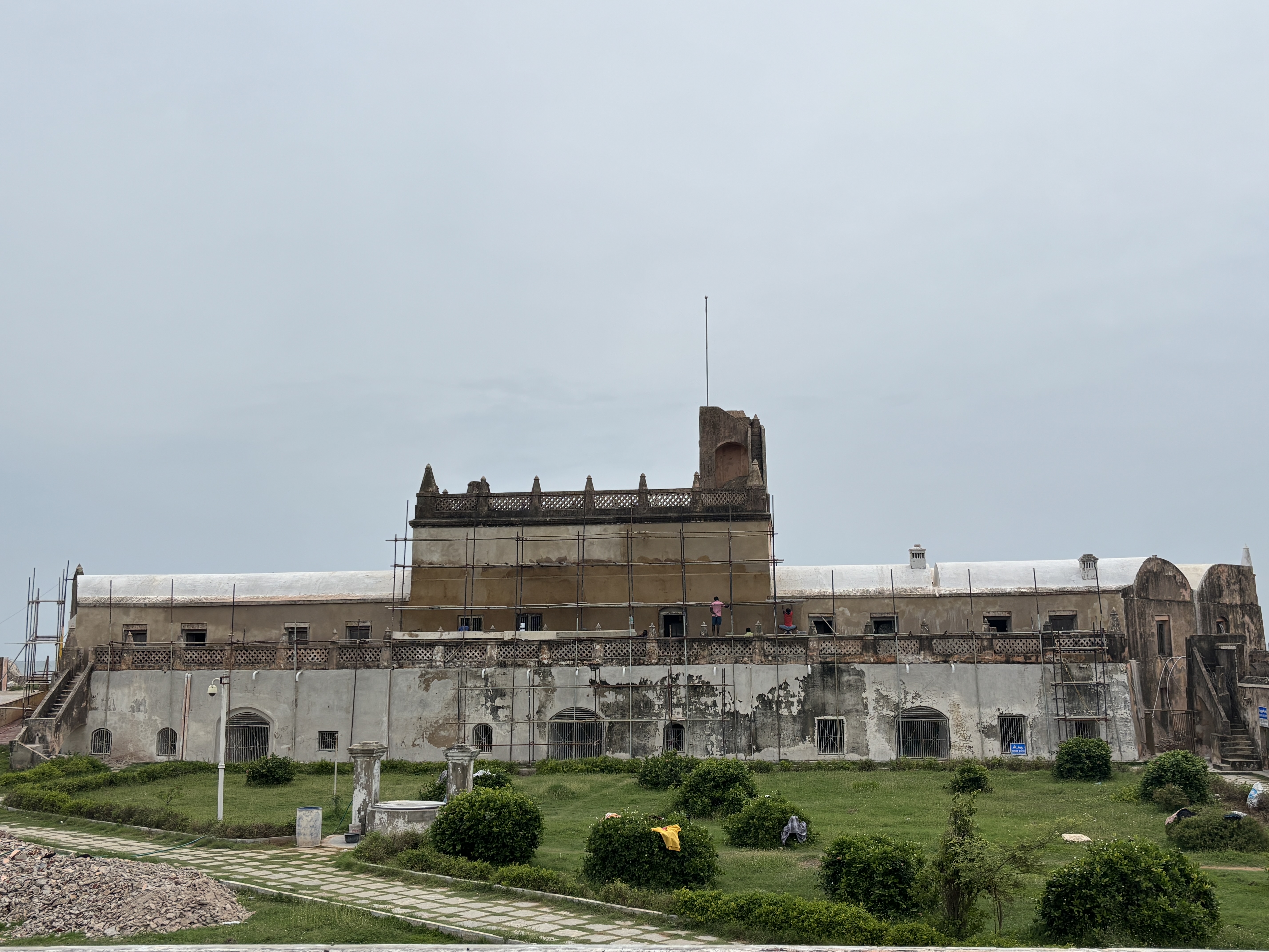 The Dansborg fort under rennovation