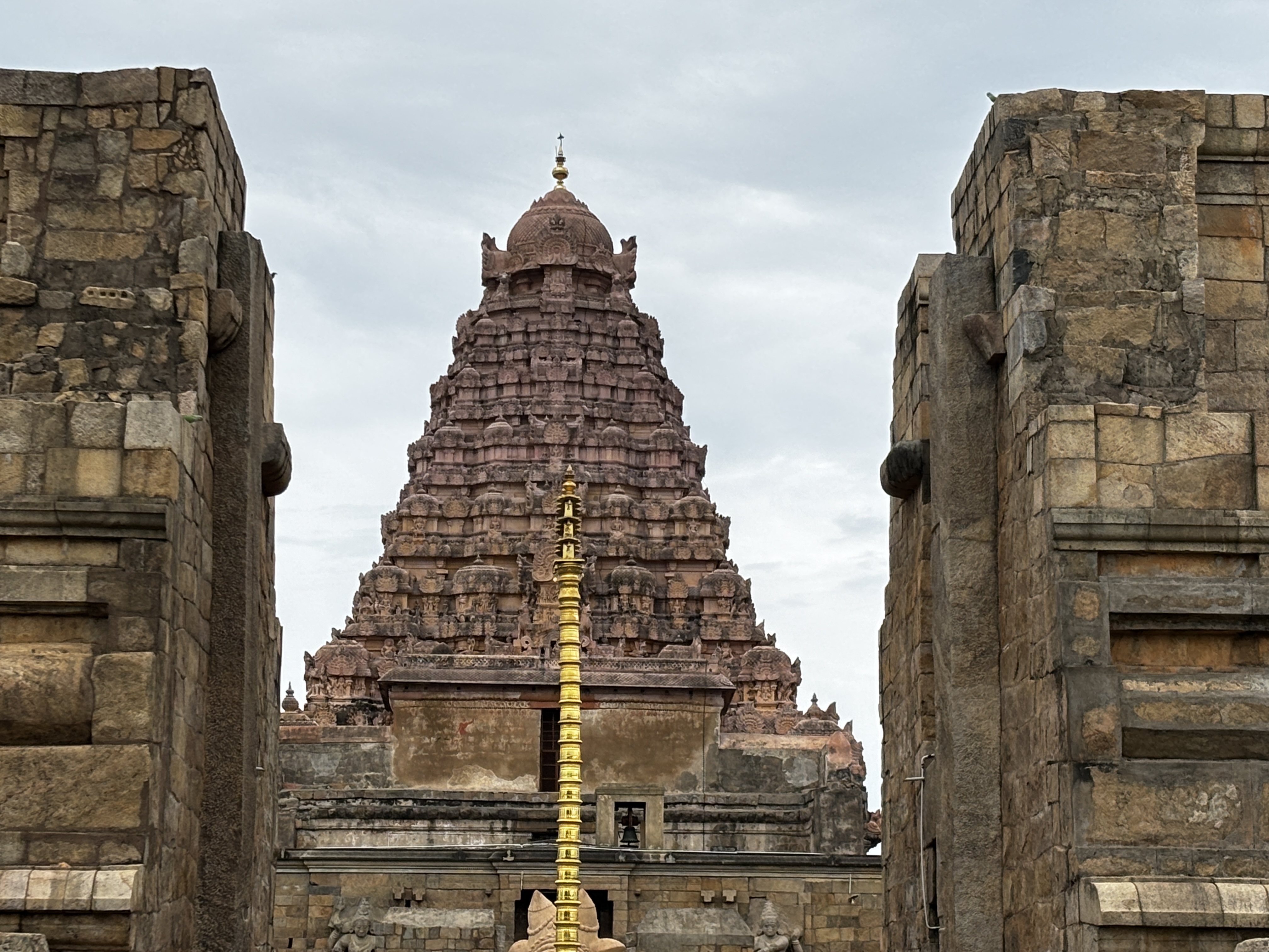 Beautiful facade of Brihadisvara temple at Cholagangaikota
